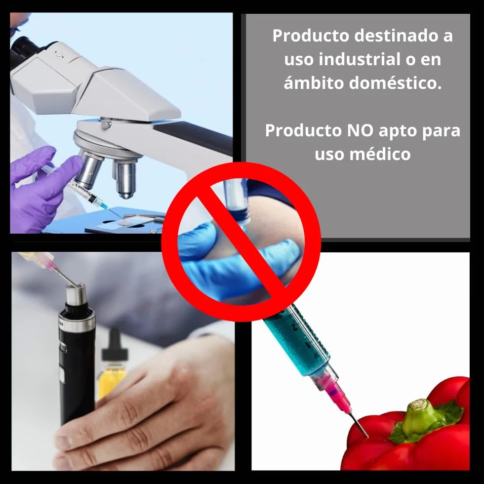 Jeringuillas 5ml 23G desechables luer-lock estéril 25uds