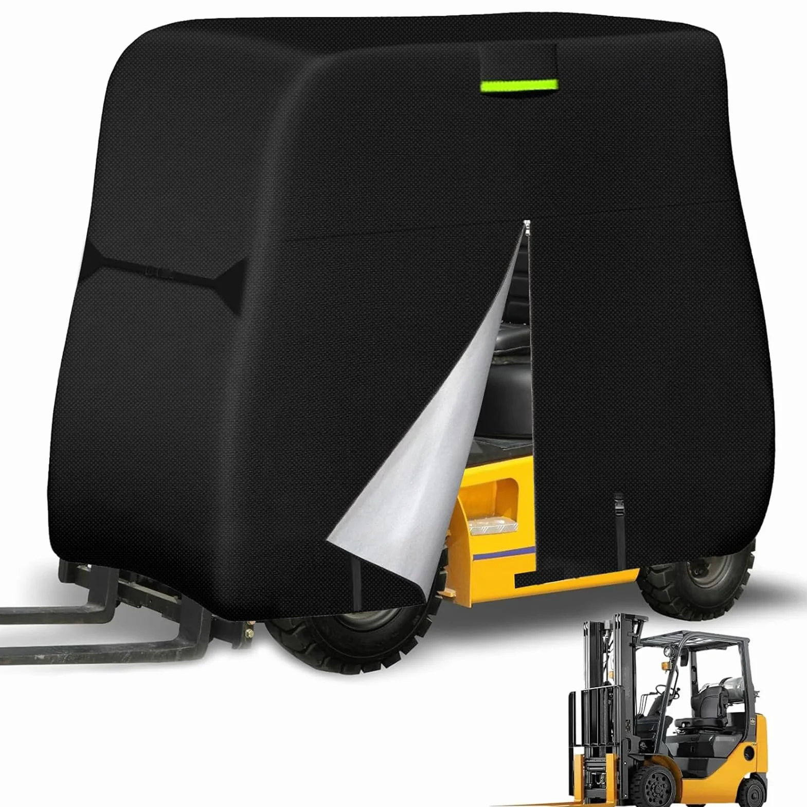 Cubierta para Carretilla Elevadora, Funda para Carretilla Elevadora Impermeable, Funda de Protección para Carretillas Elevadoras (100 x 45 x 80 inch)