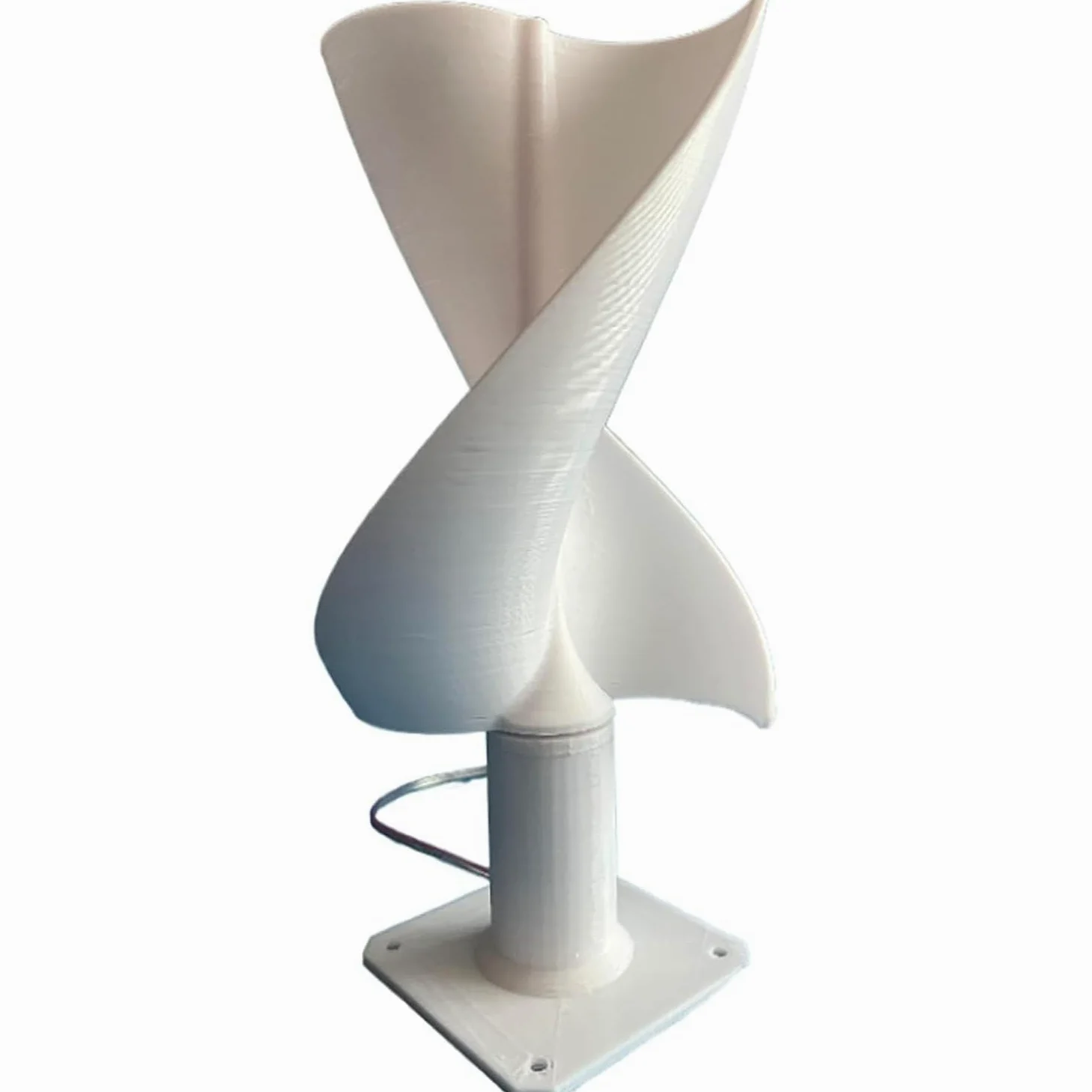Turbina Eólica Vertical En Espiral, Generador Eólico, Generación De Energía Eficiente Y Diámetro De Rotación De 150 Mm, Funcionamiento Silencioso Y Fácil De Instalar, para Clases Magistrales.
