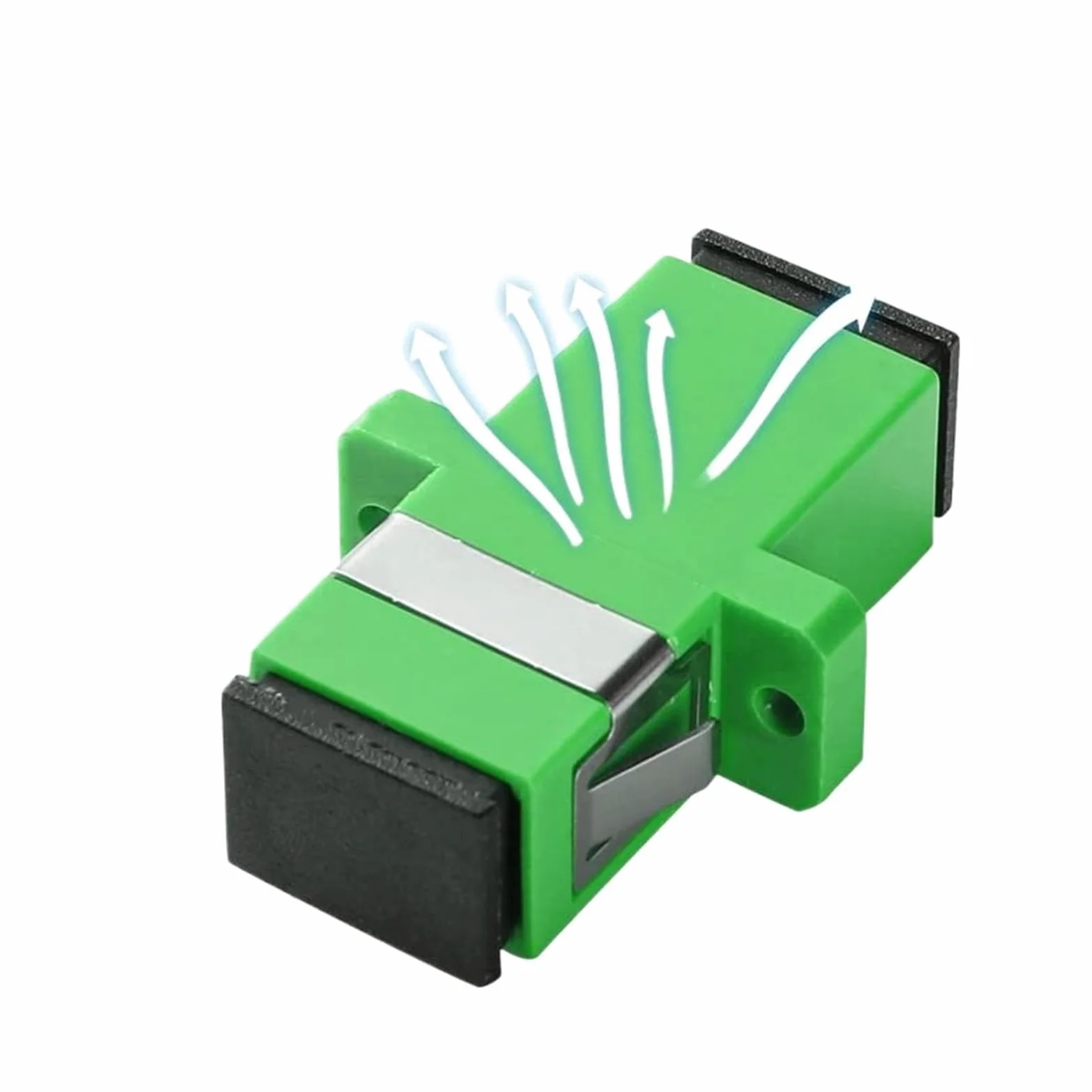 Adaptador de fibra óptica monomodo simplex SC hembra acoplador(10pcs)