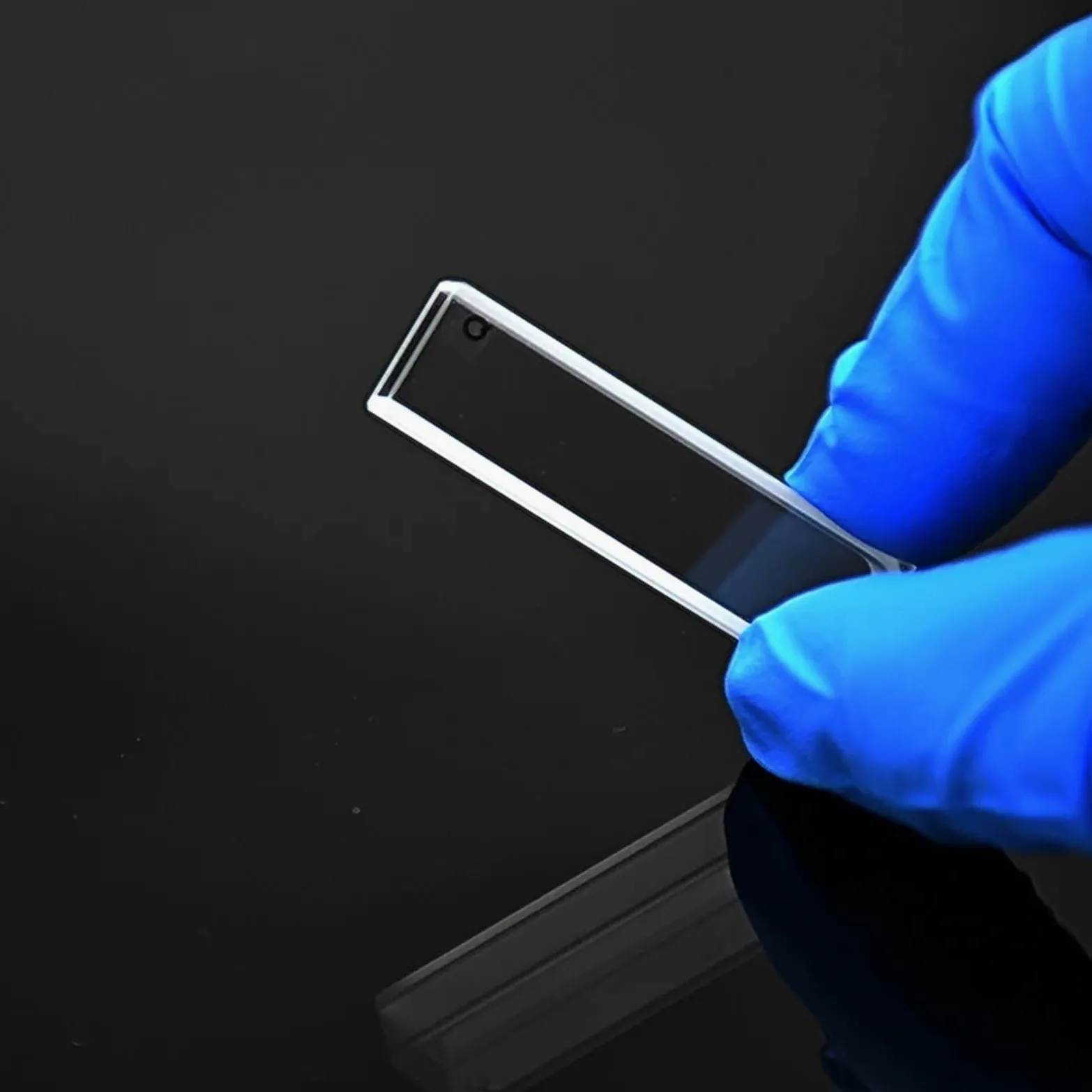 Laboratorio de óptica científica, Celdas de absorción de cuarzo de 3 mm, cubeta de cuarzo de 1,0 ml for espectrofotómetro, tecnología de sinterización de frita, paquete de 2
