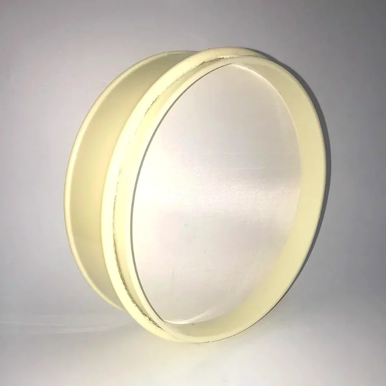 Tamiz de prueba de laboratorio con marco de PVC, tamiz de nailon de malla 400 de 20cm con tapa inferior, 1 Uds.
