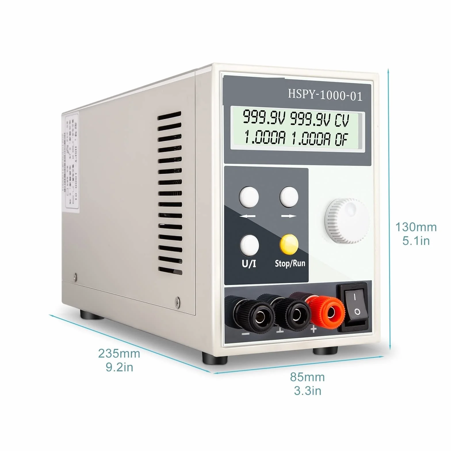 1000V 0.1A 1A 4 dígitos DC fuente de alimentación conmutada de laboratorio laboratorio de alta precisión ajustable 0,01 V 0.001A fuente de banco programable(1000V 1A)