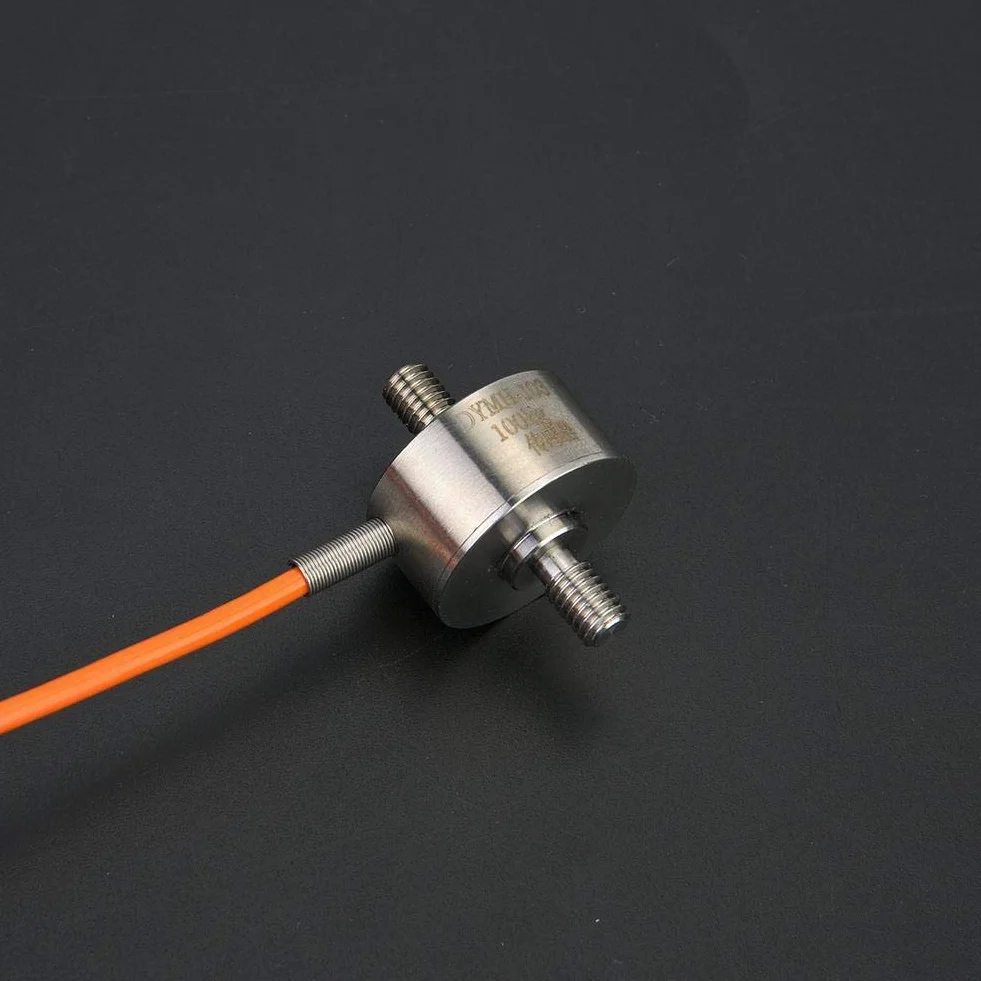 LiebeWH Micro Sensor de Pesaje de Celda de Carga Miniatura Sensor de Tensión de Presión de Varilla de Tracción, DYMH-103 Sensor de Fuerza de Tensión y Compresión Célula de Carga Aplicable(0~5kg)
