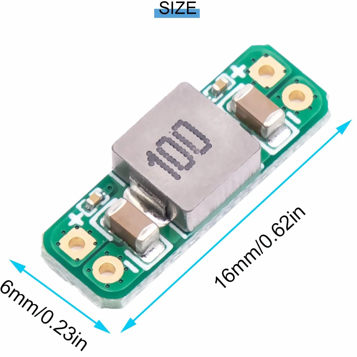 Módulo de filtro LC 5-50V 3A para transmisor FPV VTX Dron de carreras