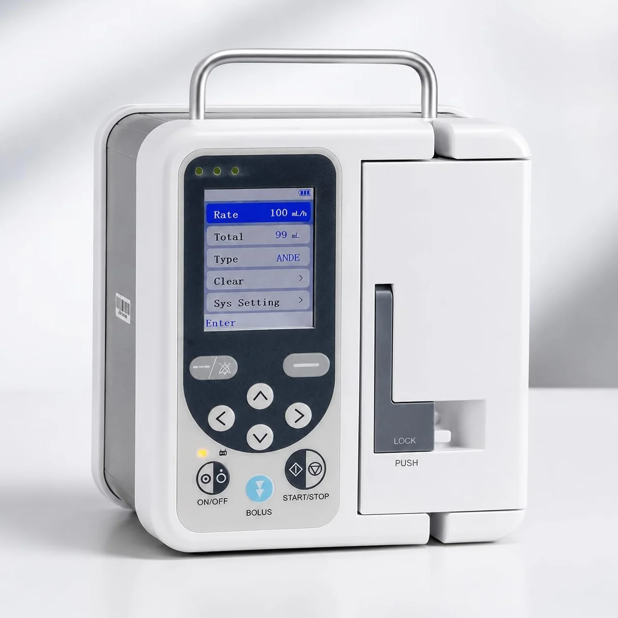 Bomba de infusión veterinaria peristáltica electrónica, detección de burbujas de aire y tasa personalizable para uso en hospitales de animales y clínicas veterinarias