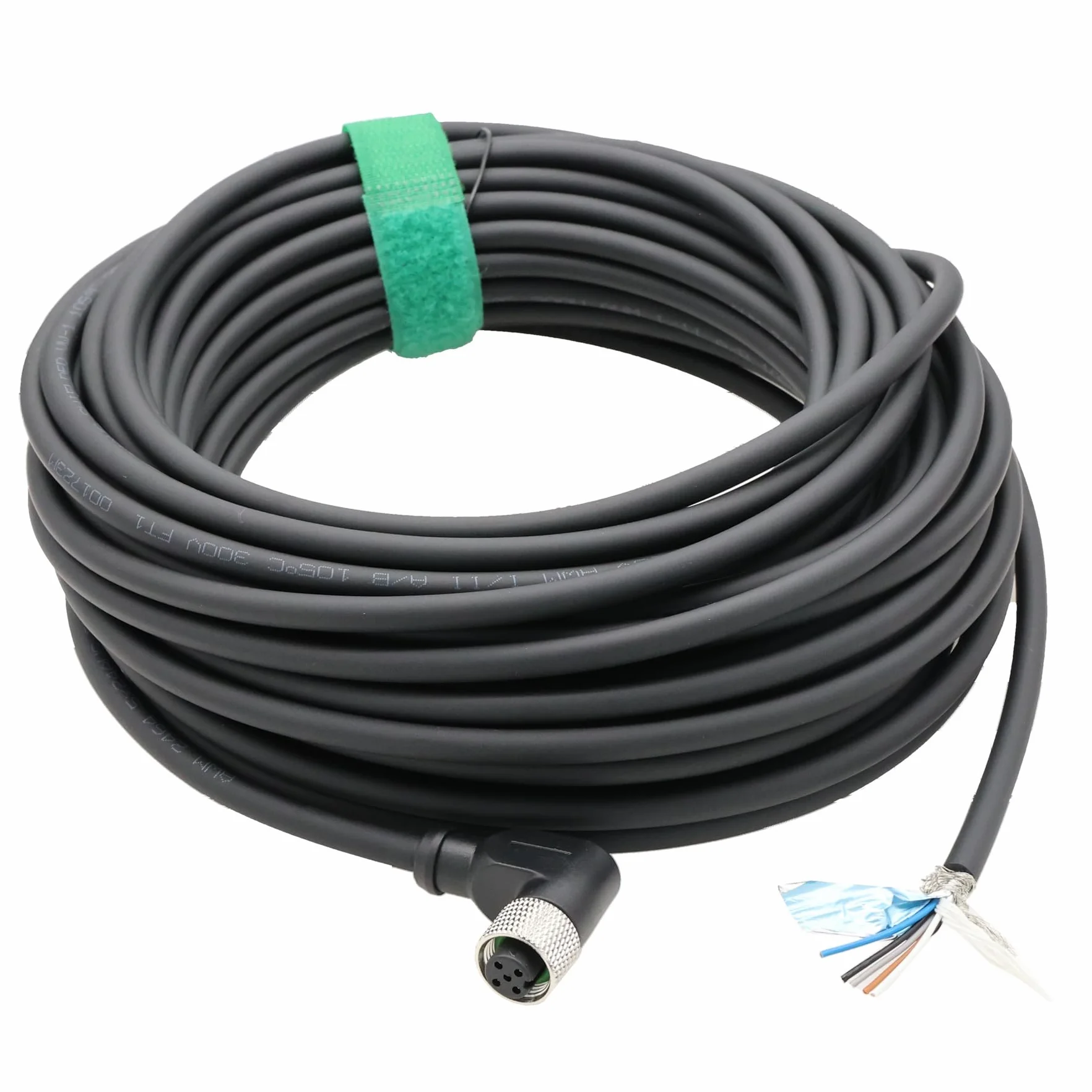 HangTon Cable M12 A codificado 5 pines hembra a cable desnudo 2M sensor actuador