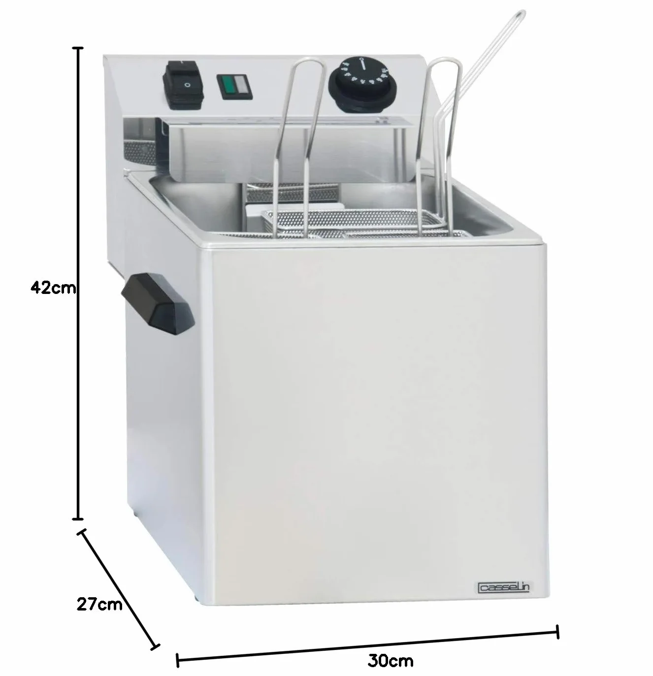 Casselin ccap3p COCEDOR de Pasta eléctrica – 3 cestas
