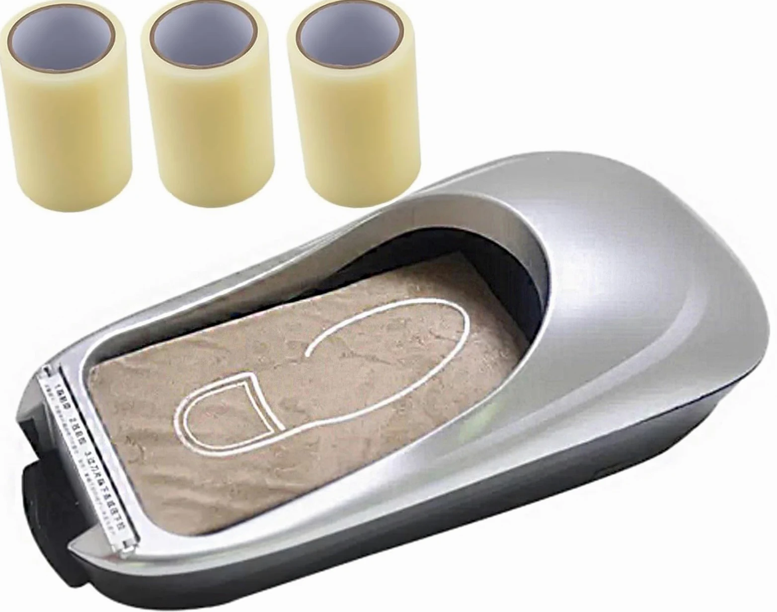 Dispensador AutomáTico de Cubrezapatos con 3 Rollos de Recambio de PelíCula Desechable para Zapatos, Ideal para Entradas, Hogares y Hoteles