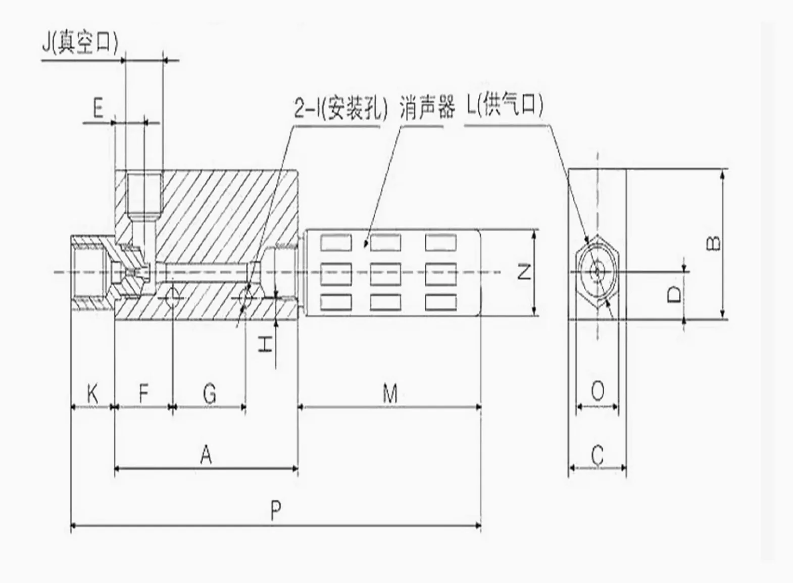 Generador de vacío ZV-10hs, succionador neumático de gran succión de 15 hs, succionador industrial de presión negativa CV-10hs, CV-15hs, CV-20hs, CV-25hs(CV-25HS)