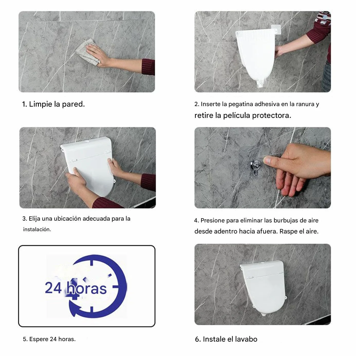 Urinario De Pared Con Tapa Para Baño Descarga Ajustable Manguera Hogar Jardín Exteriores