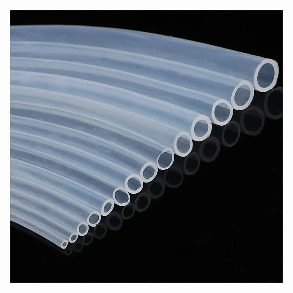 Manguera de silicona transparente grado alimenticio 5 m, diámetro exterior 4, 6, 7, 8, 9, 10, 11, 12, 14 y 16 mm(10x12mm)