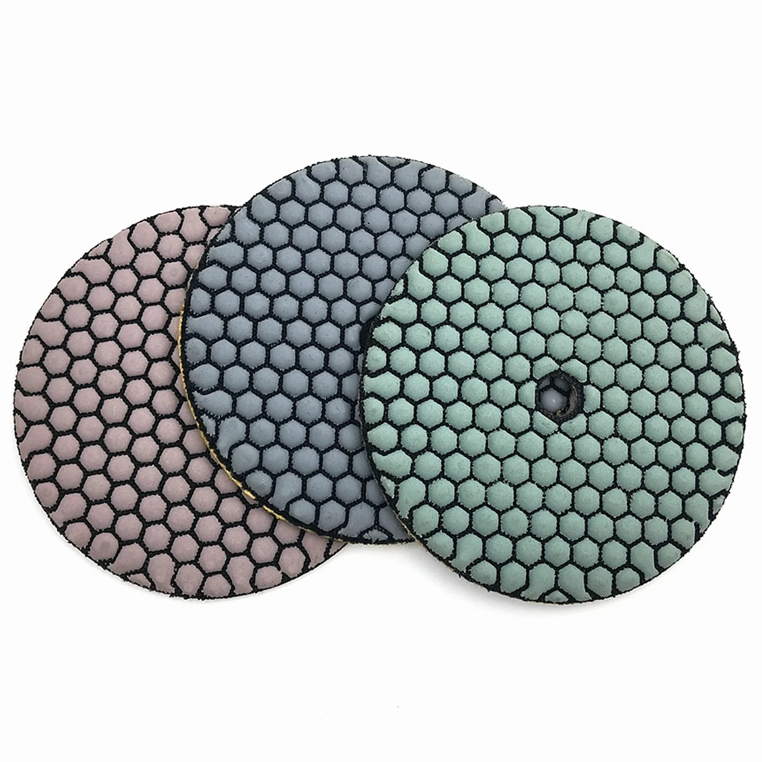 Rueda de Pulido, 10 Piezas Almohadilla de Pulido en Seco de 5 Pulgadas Disco de Pulido de Diamante de Resina de 125 Mm Herramienta de Pulido de Granito de Mármol Abrasivo/800/10 Pcs