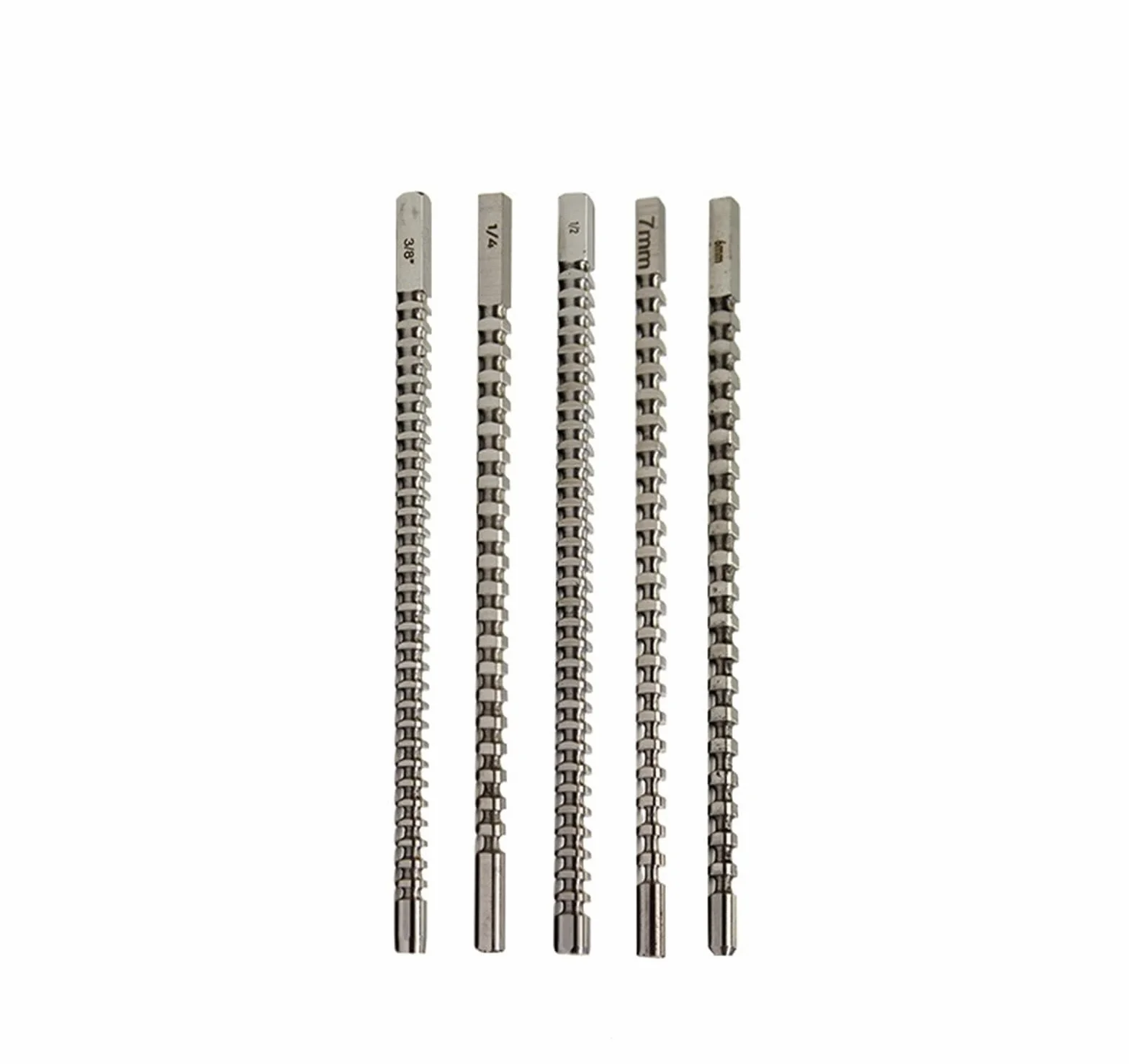 Brocha cuadrada de empuje, herramienta de brochado compuesto de diámetro pequeño for fresado CNC de metalurgia. para metalurgia, torno(1/4)