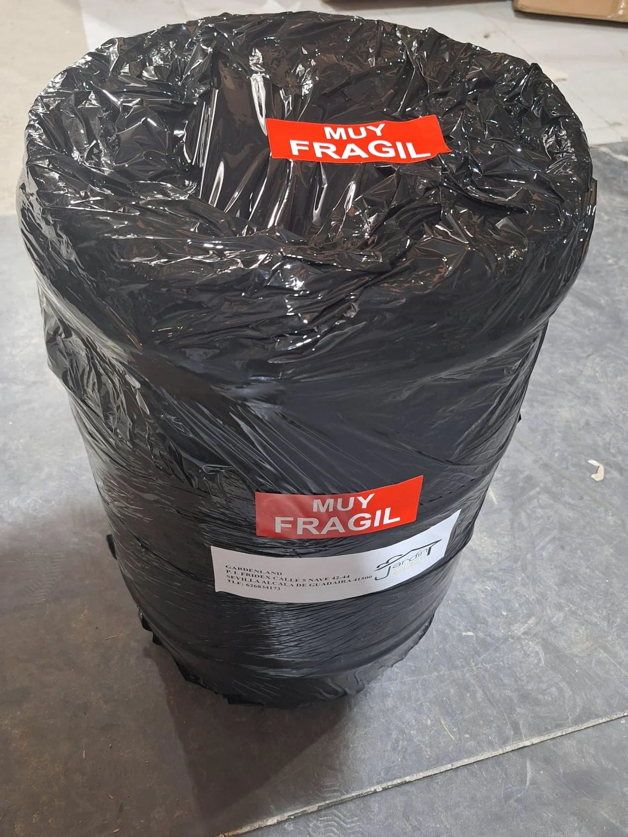 JARDIN202 - Bidón de plástico de boca ancha | Gris | Sin Asas | SELECCIONE CAPACIDAD | 220 LITROS