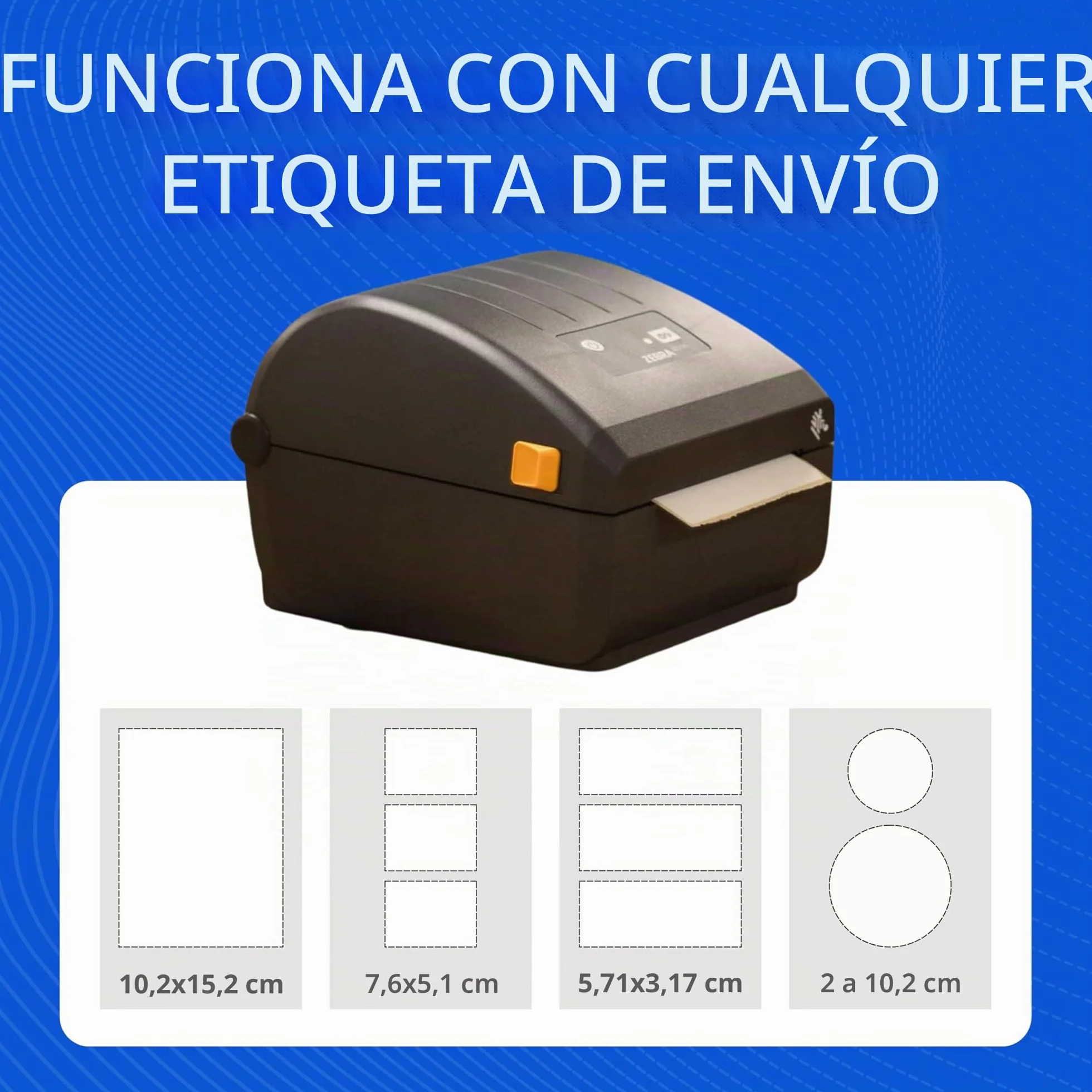 Zebra Impresora térmica Directa ZD220 estándar EZPL USB