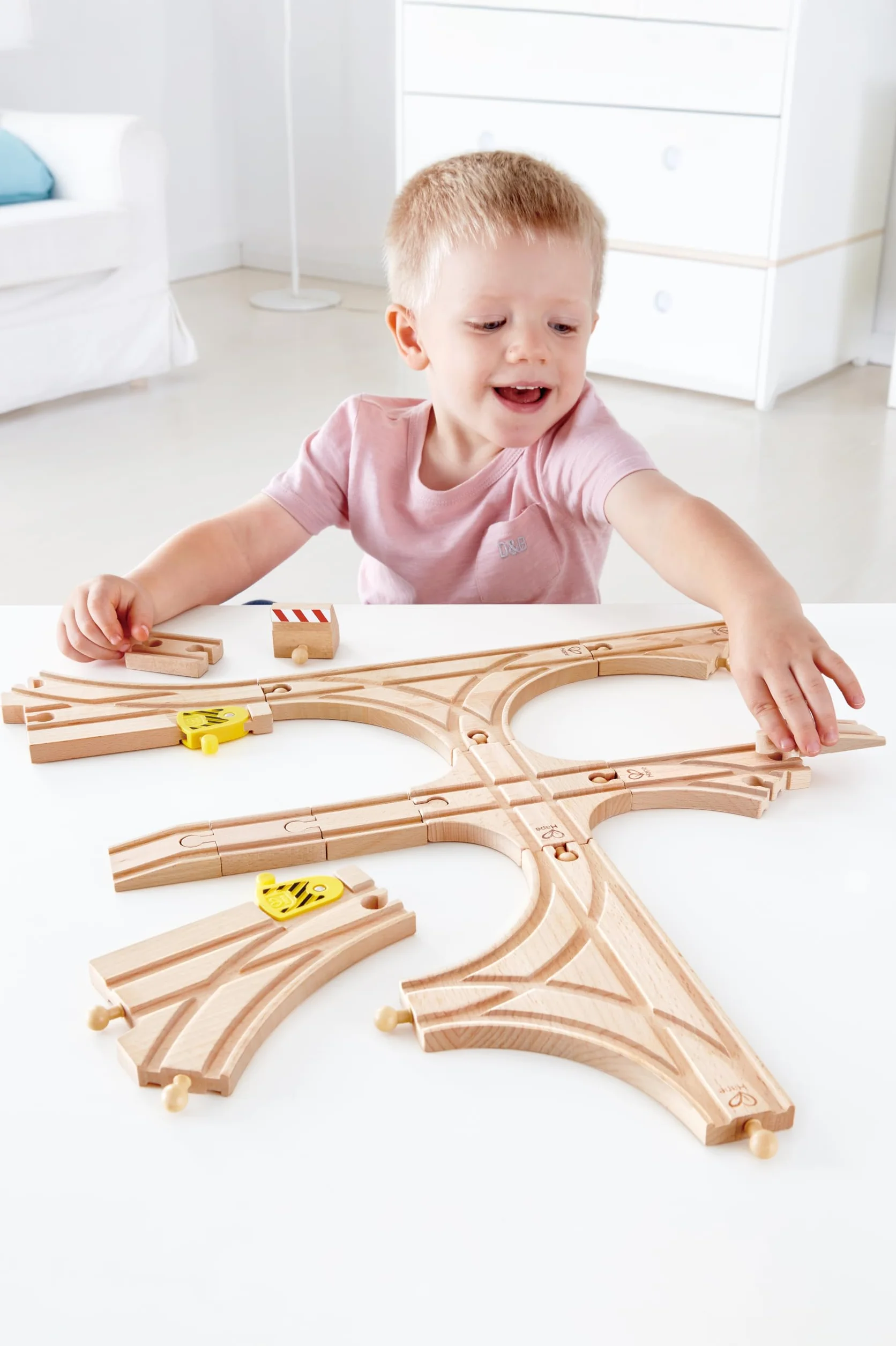 Hape Vías Mecánicas Pack 2 Piezas
