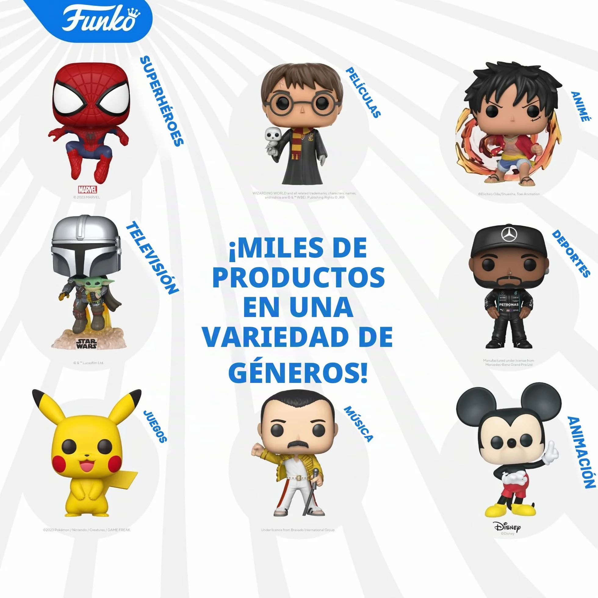 Funko Advent Calendar Pixar Collection 2024 - 24 Minifiguras de Vinilo Coleccionables
