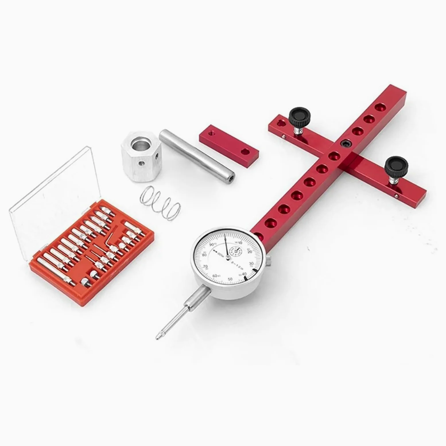 Micrómetro, Kit básico It con indicador de carátula for alinear y calibrar maquinaria taller como sierras mesa cinta for trabajos en madera