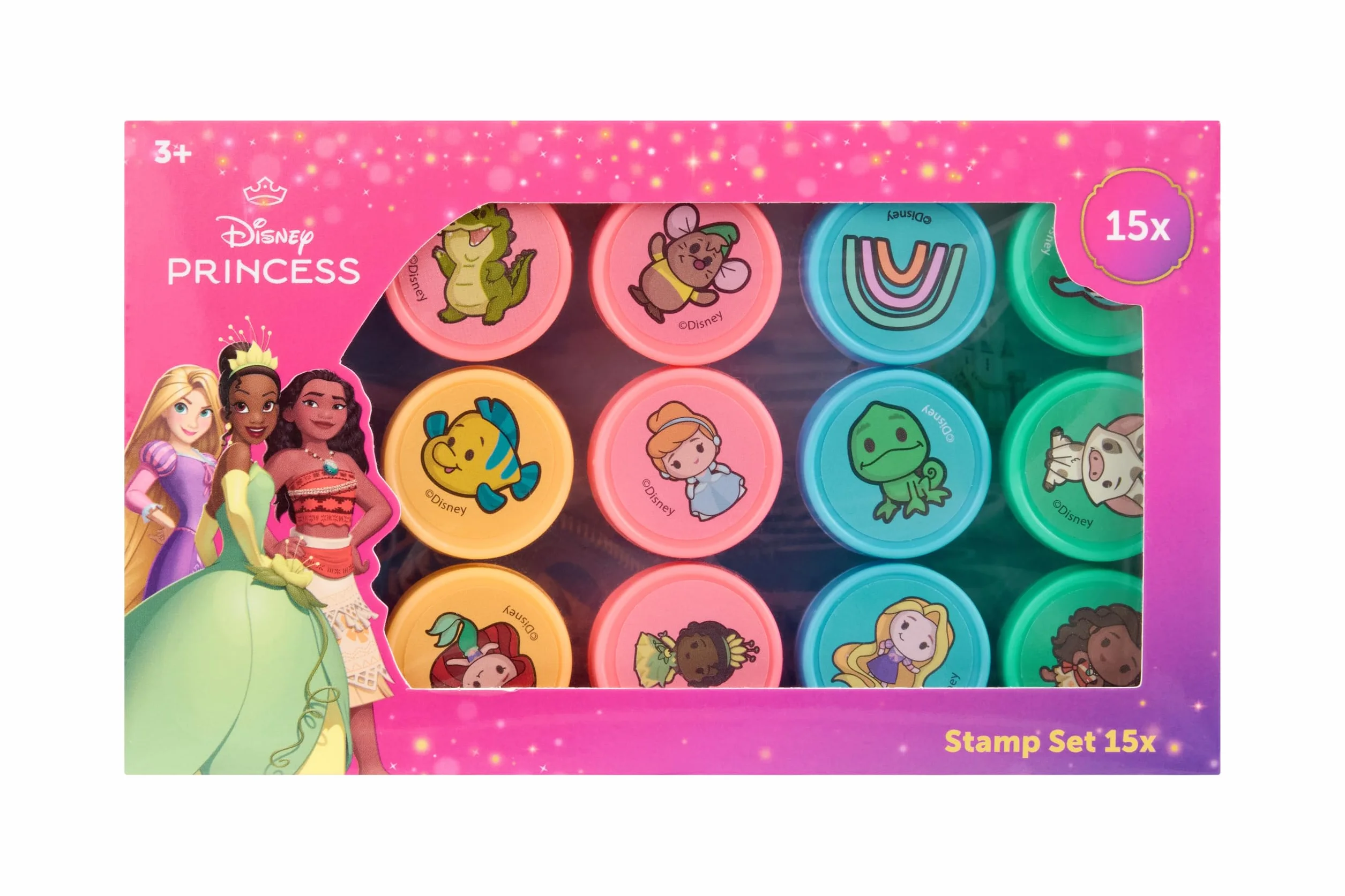 Disney Princess Sellos 15 piezas Set manualidades niñas 3 años