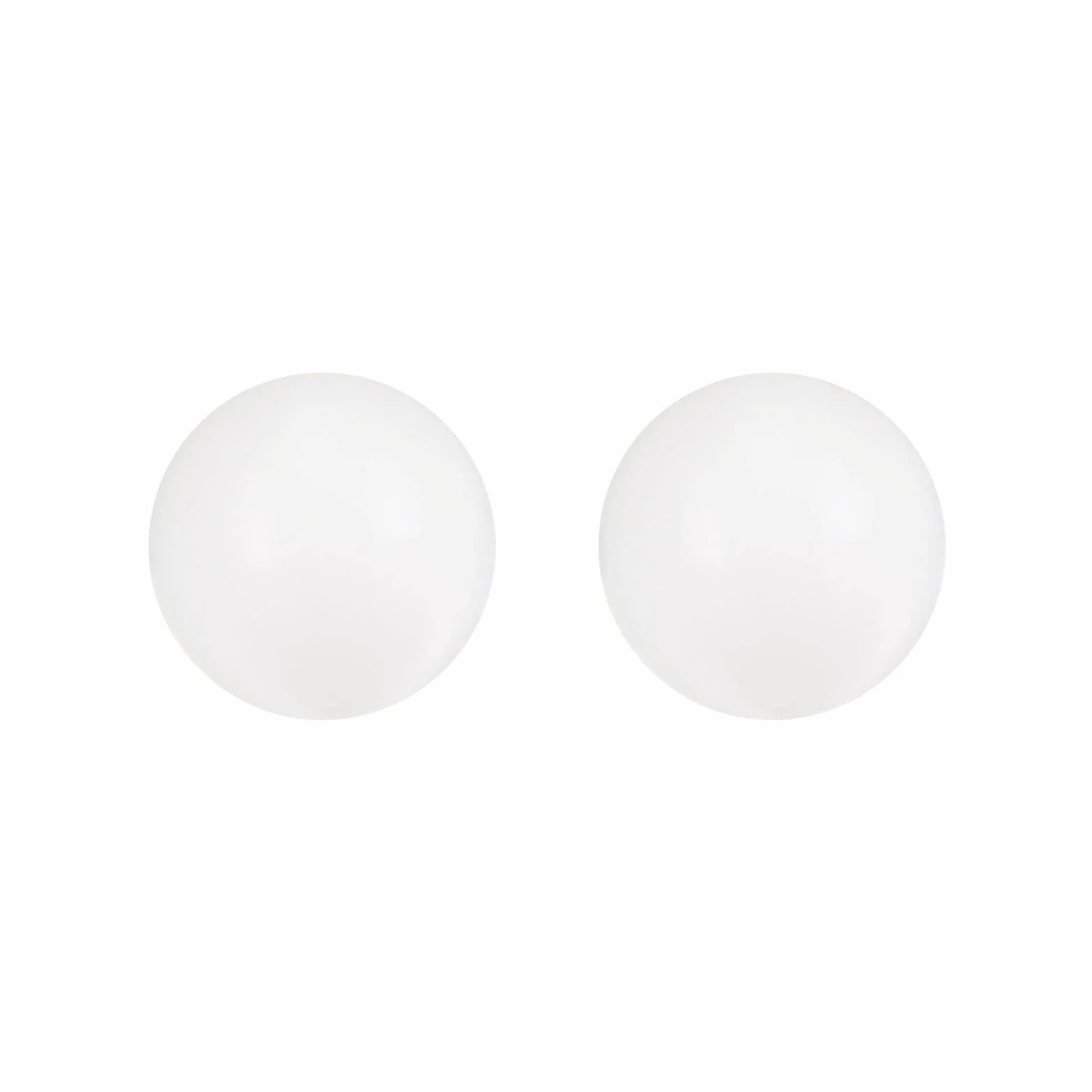 sourcing map 2uds PA Nylon Sólido Plástico Bolas 18mm G3 Precisión Rodamiento Bola