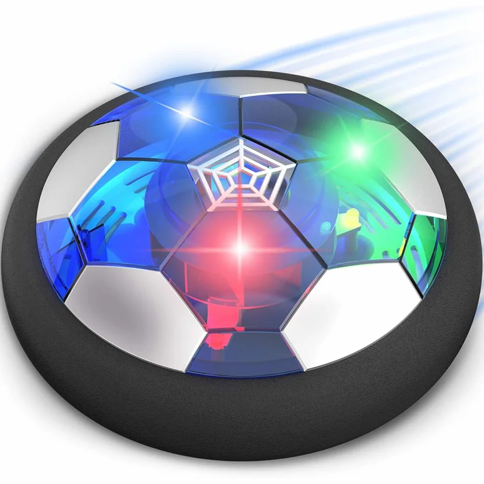 NIWWIN Balón de fútbol Hover LED, Juego eléctrico para interiores niños 3-12 años