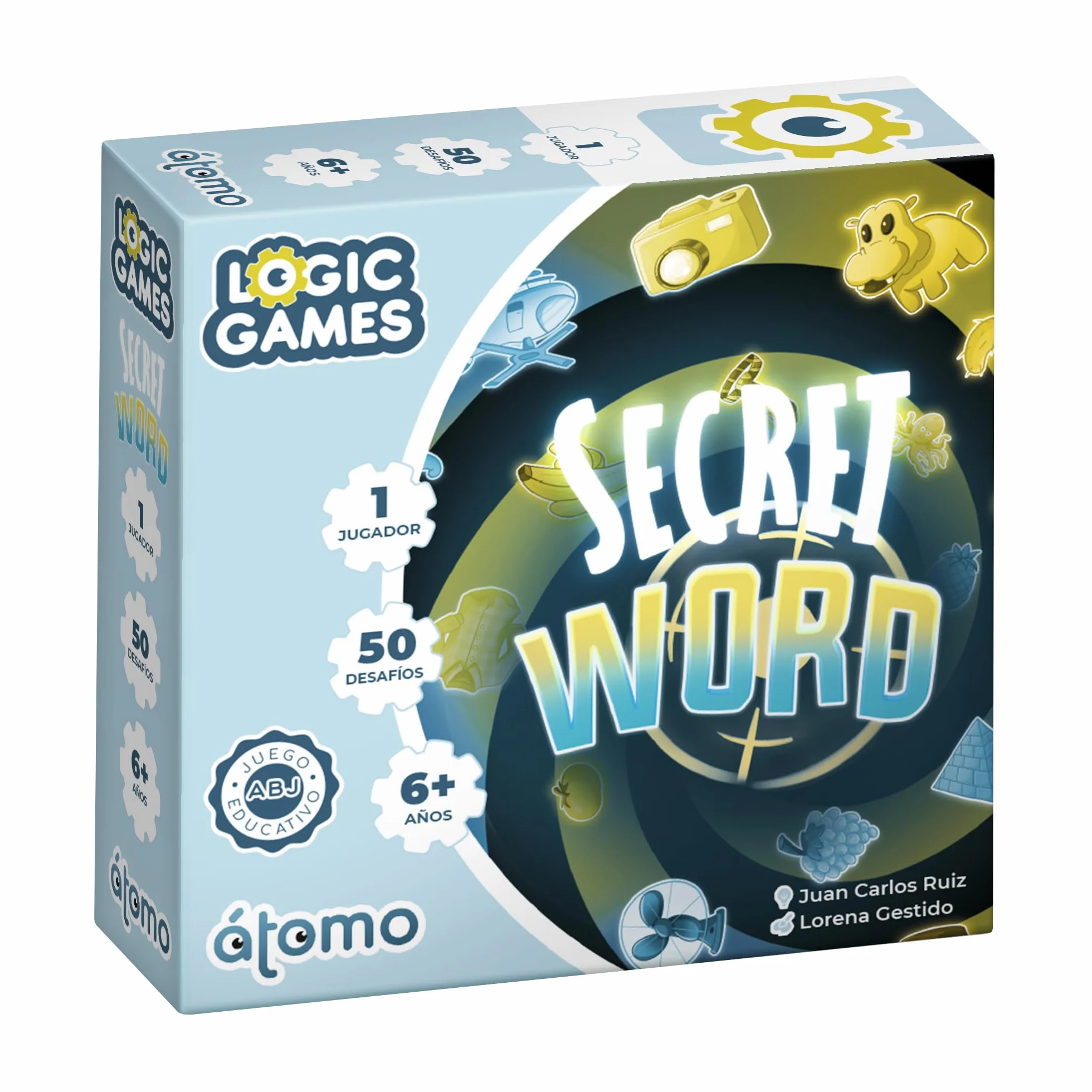Secret Word Juego Educativo de Competencia Lingüística Logic Game