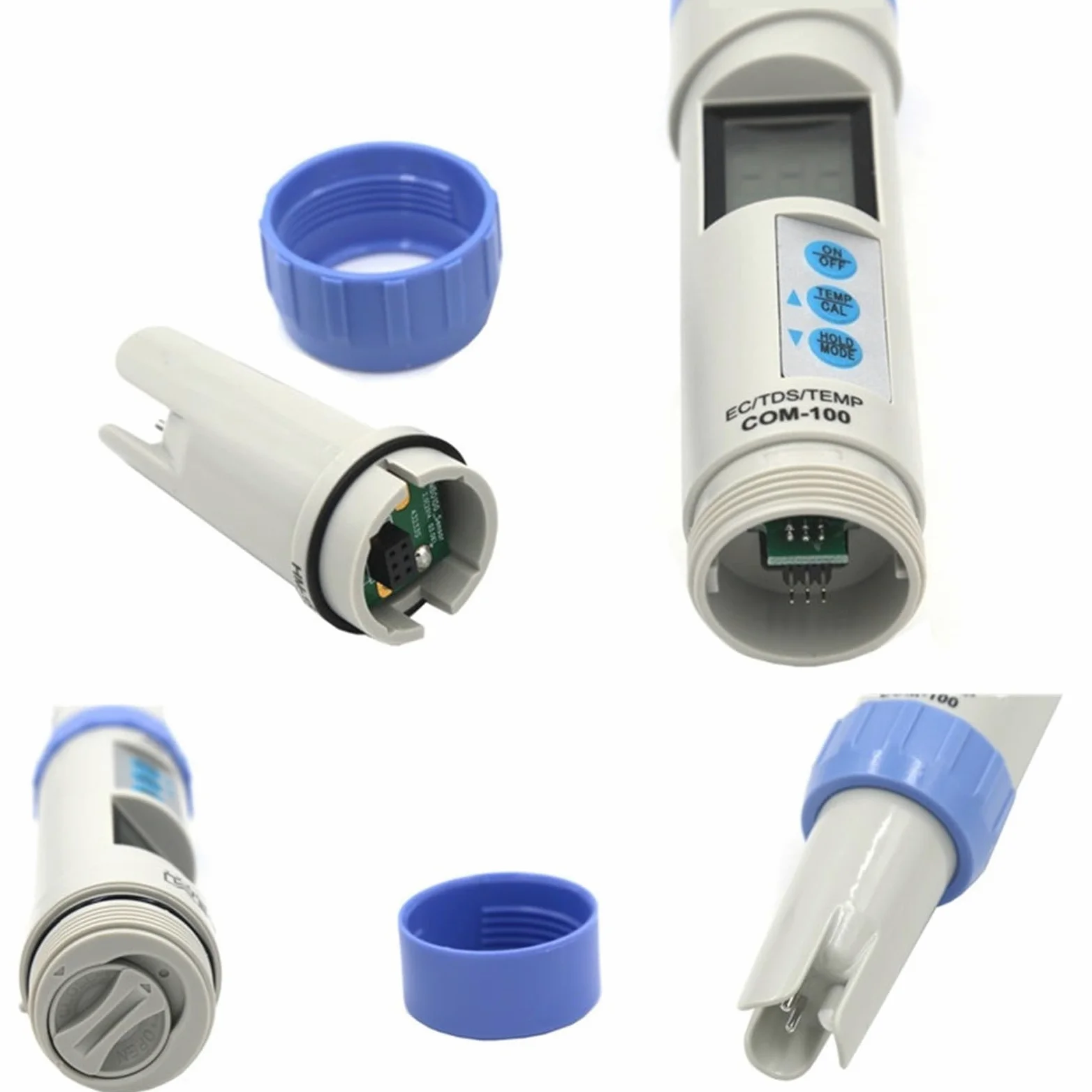 Analizador de CE profesional, medidor TDS, comprobador temperatura con calibración automática y retención datos, herramientas medición for piscinas, Monitor técnico