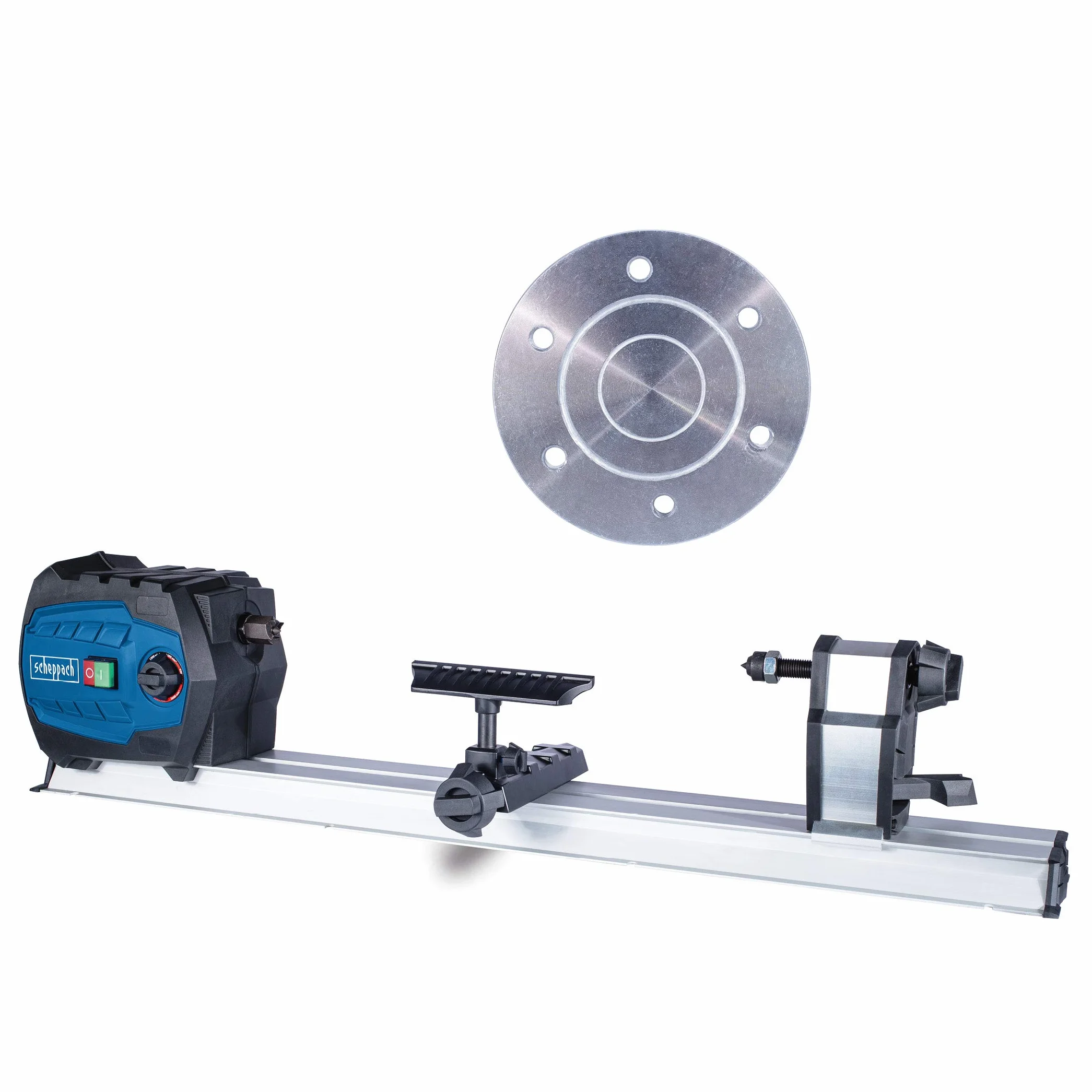 Torno para madera DM600VARIO Scheppach - 220-240V 50Hz 550W marca Scheppach