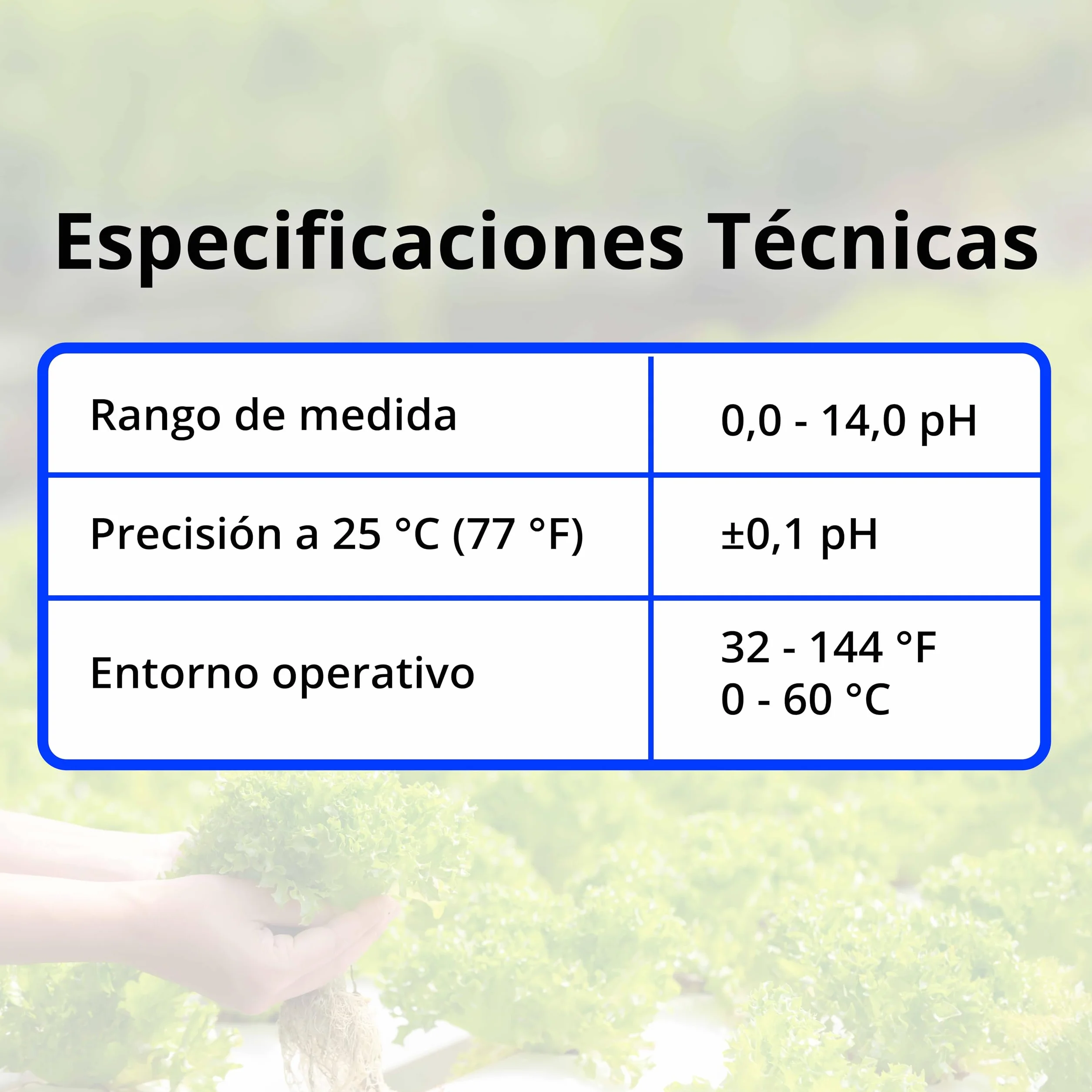 Bluelab PROBPH Sonda de pH electrodo repuesto BNC doble conexión