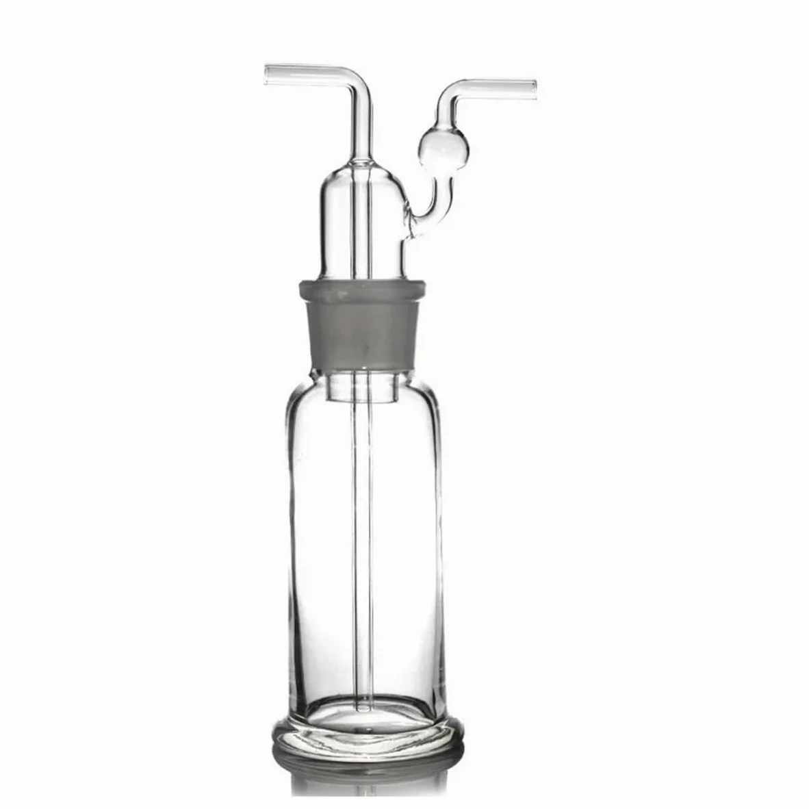 Cristalería de Laboratorio Frasco de lavado de 500 ml con boca esmerilada, vidrio transparente 34/35, equipo de laboratorio