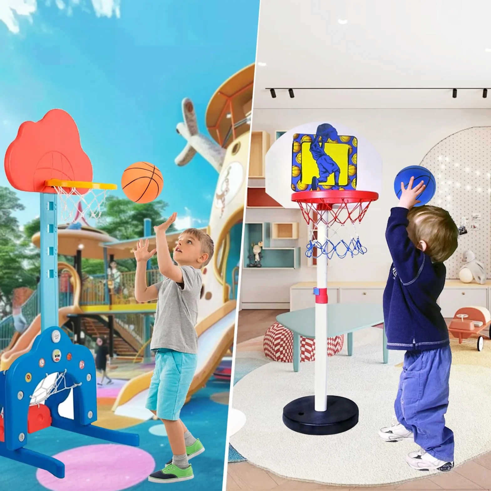 Mini pelotas de baloncesto hinchables para neumáticos con bomba, para piscina, playa y fiestas
