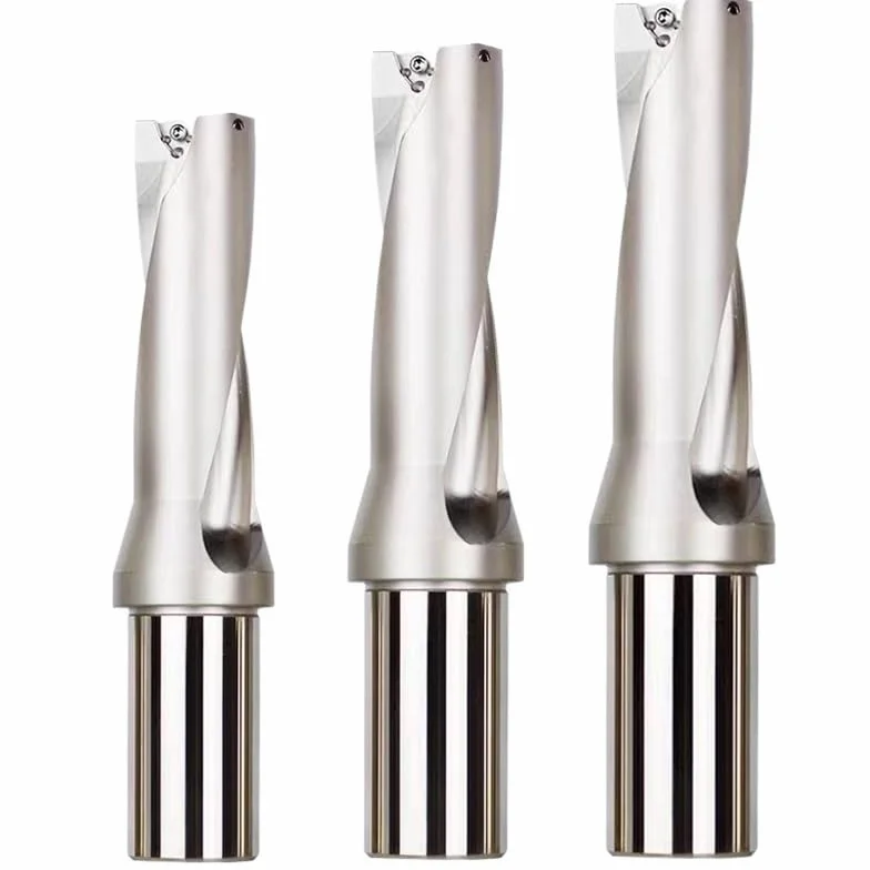 Broca Torno de Taladro indexable WC 2D 3D 4D WCMT Inserto de carburo Aluminio Acero C25-D20.5-WC03