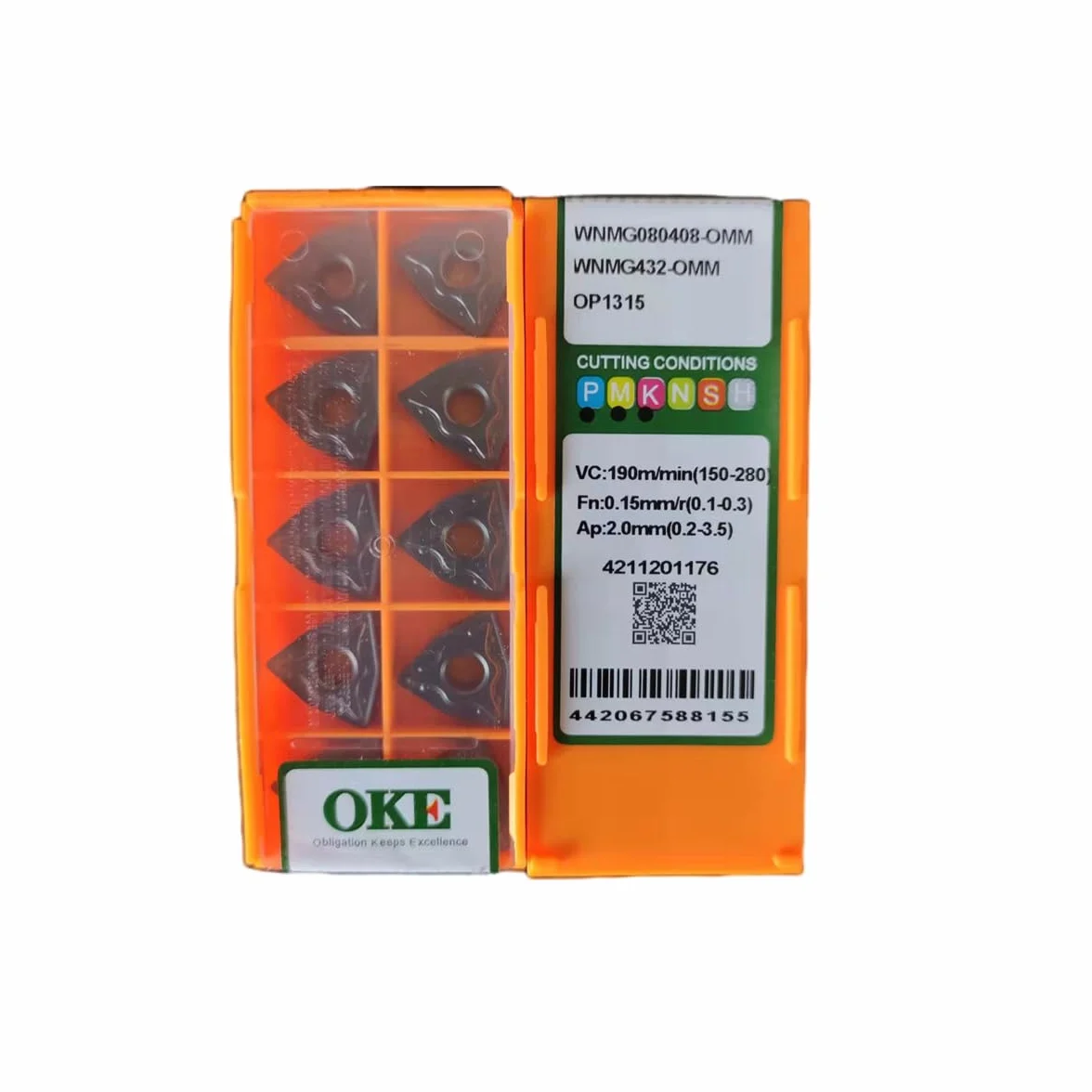WNMG060408 MF OP1315 Insertos de Torneado Carburo