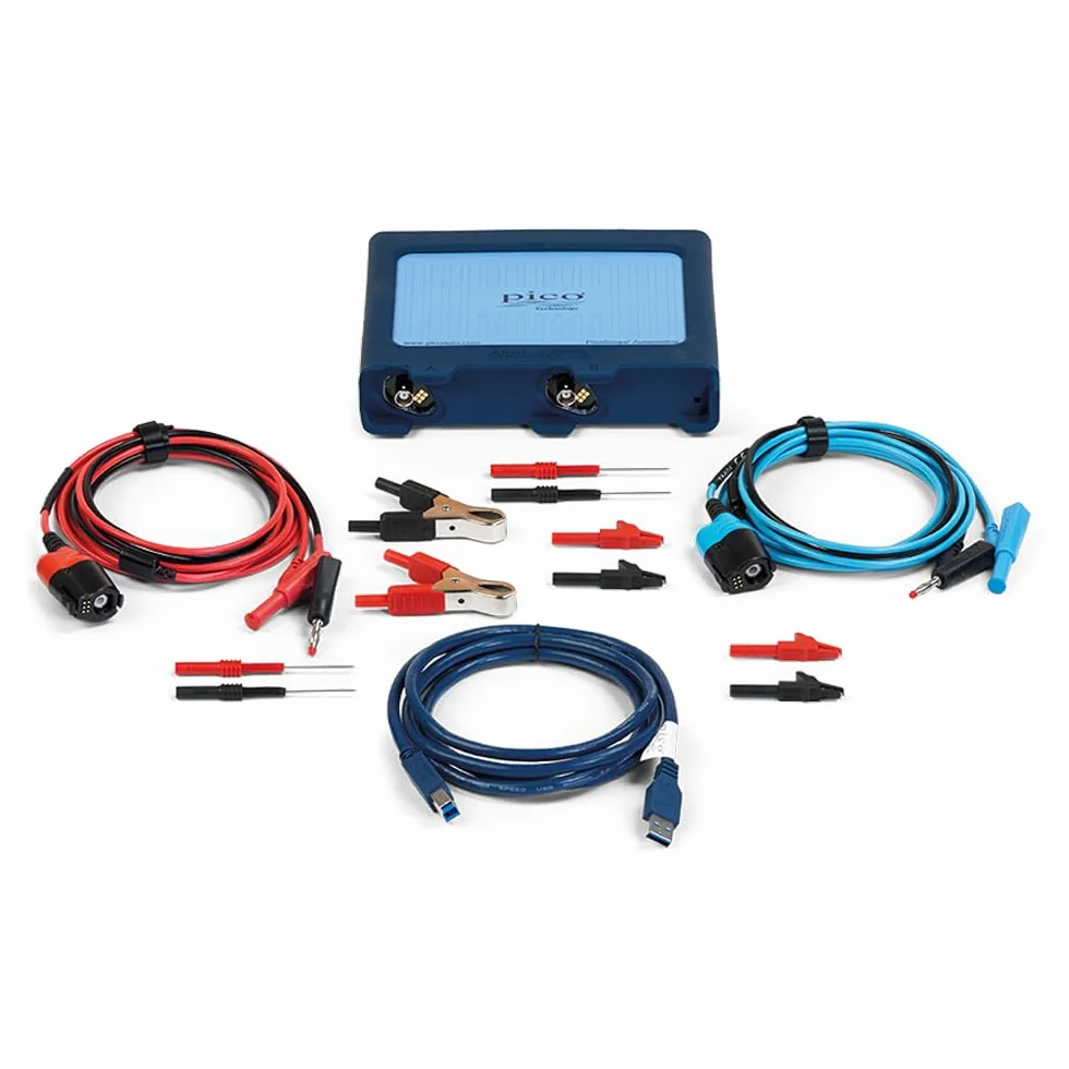Pico Technology PicoScope 4225A - Osciloscopio de Diagnóstico Automotriz, 2 Canales USB PC, Kit de Inicio 2 Canales PQ175
