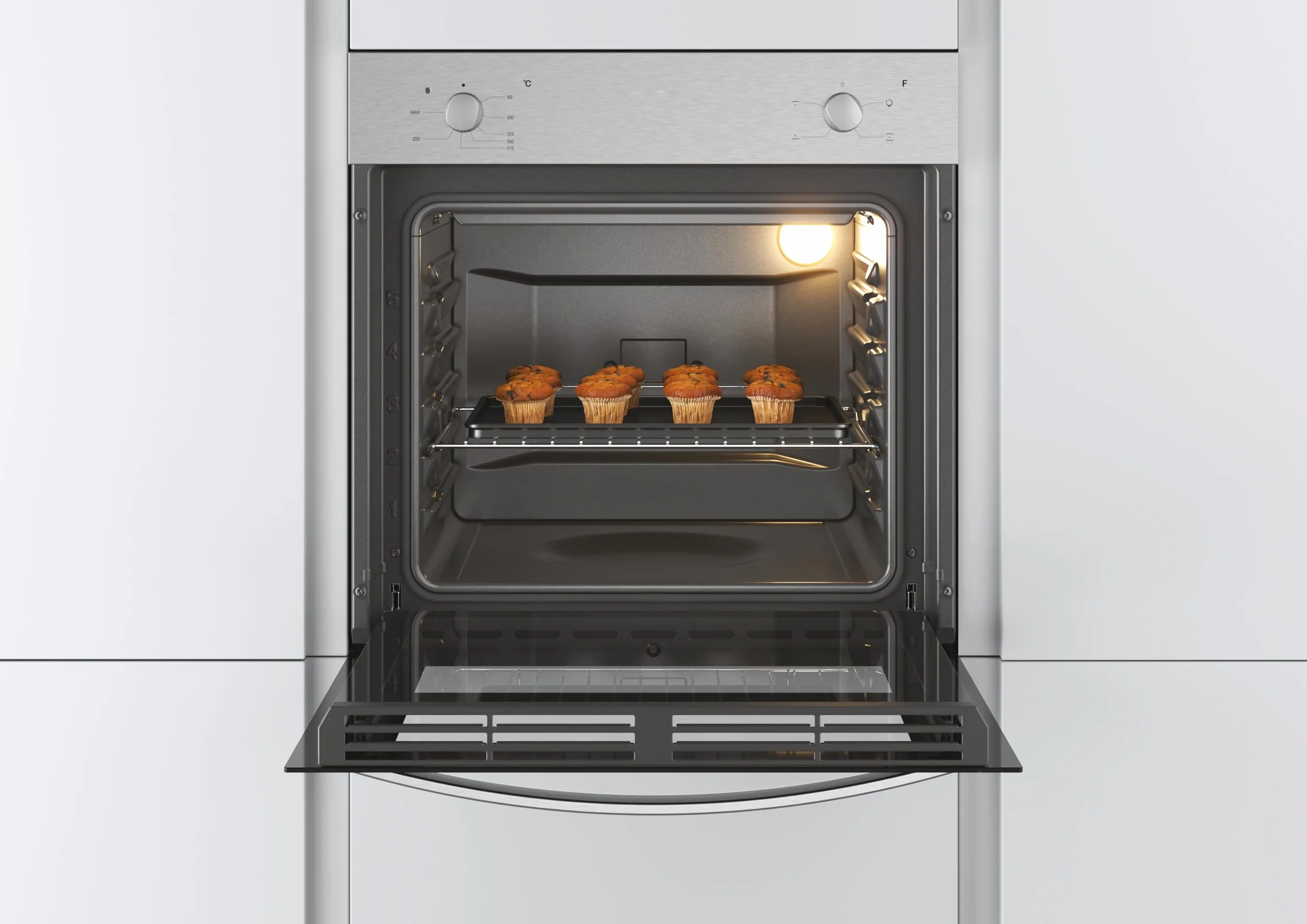 Candy Smart FCS 100 X/E Horno Eléctrico 70L Acero Inoxidable Clase A