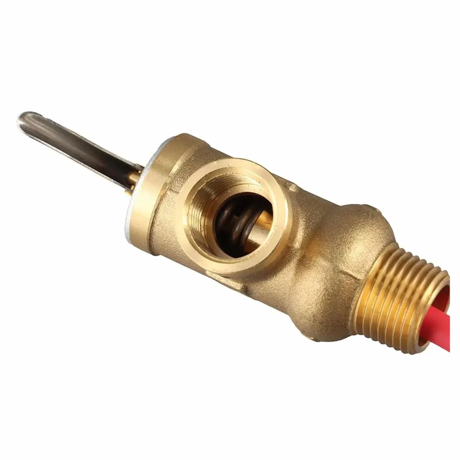 Valvula Antiretorno Agua Calentador de agua pequeño, válvula latón, alivio presión 1.0Mpa, calentador seguridad for tanques para calderas de aceite