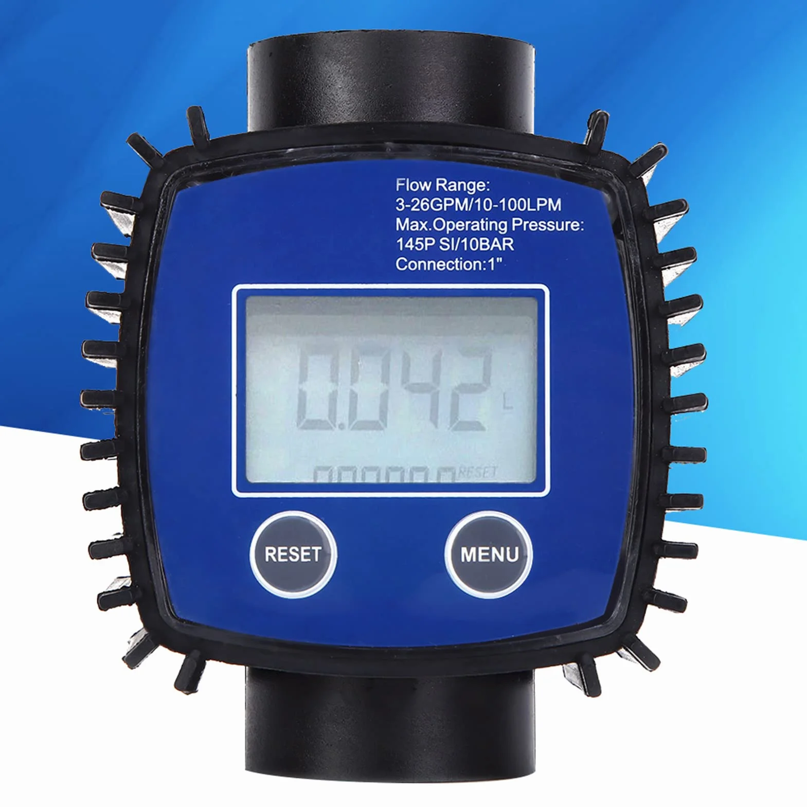 Medidor de Flujo Digital para Diésel Queroseno y Gasolina Alta Precisión 1 Pulgada