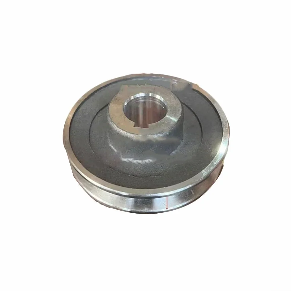 Polea de motor de aluminio tipo A 100 mm para compresores de aire 19 mm 24 mm