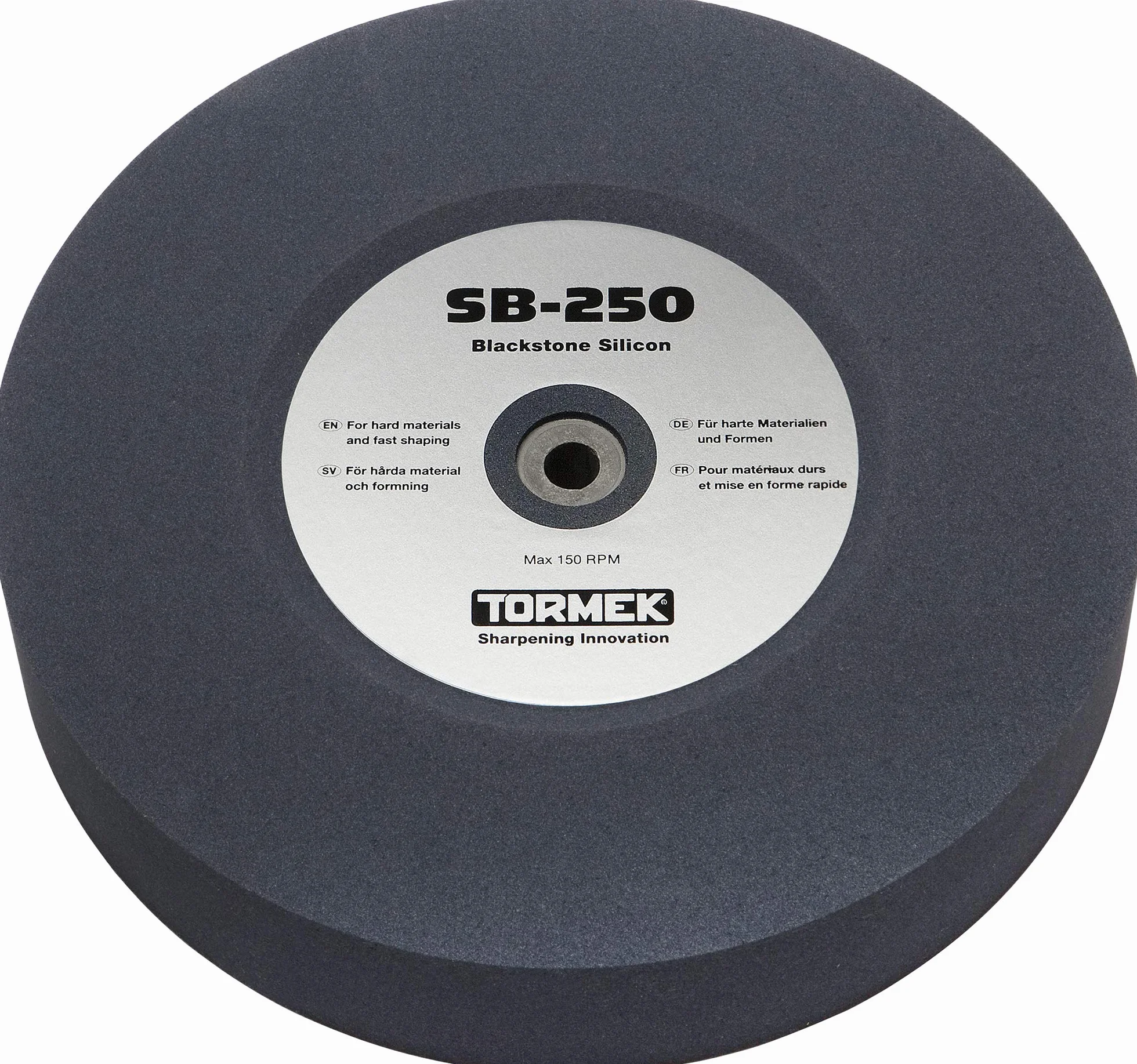 Blackstone silicona Grindstone Tormek SB-250 Blackstone de silicona. El cuchillo que de hecho específicamente para alta velocidad y exóticos aleación Aceros. Compatible con Sistemas de afilar Tormek T-7 y Supergrind 2000.