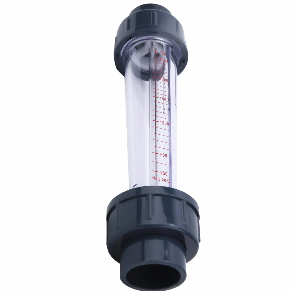 Medidor de caudal LZS-25 (D) 250~2500L/h plástico ABS alta precisión