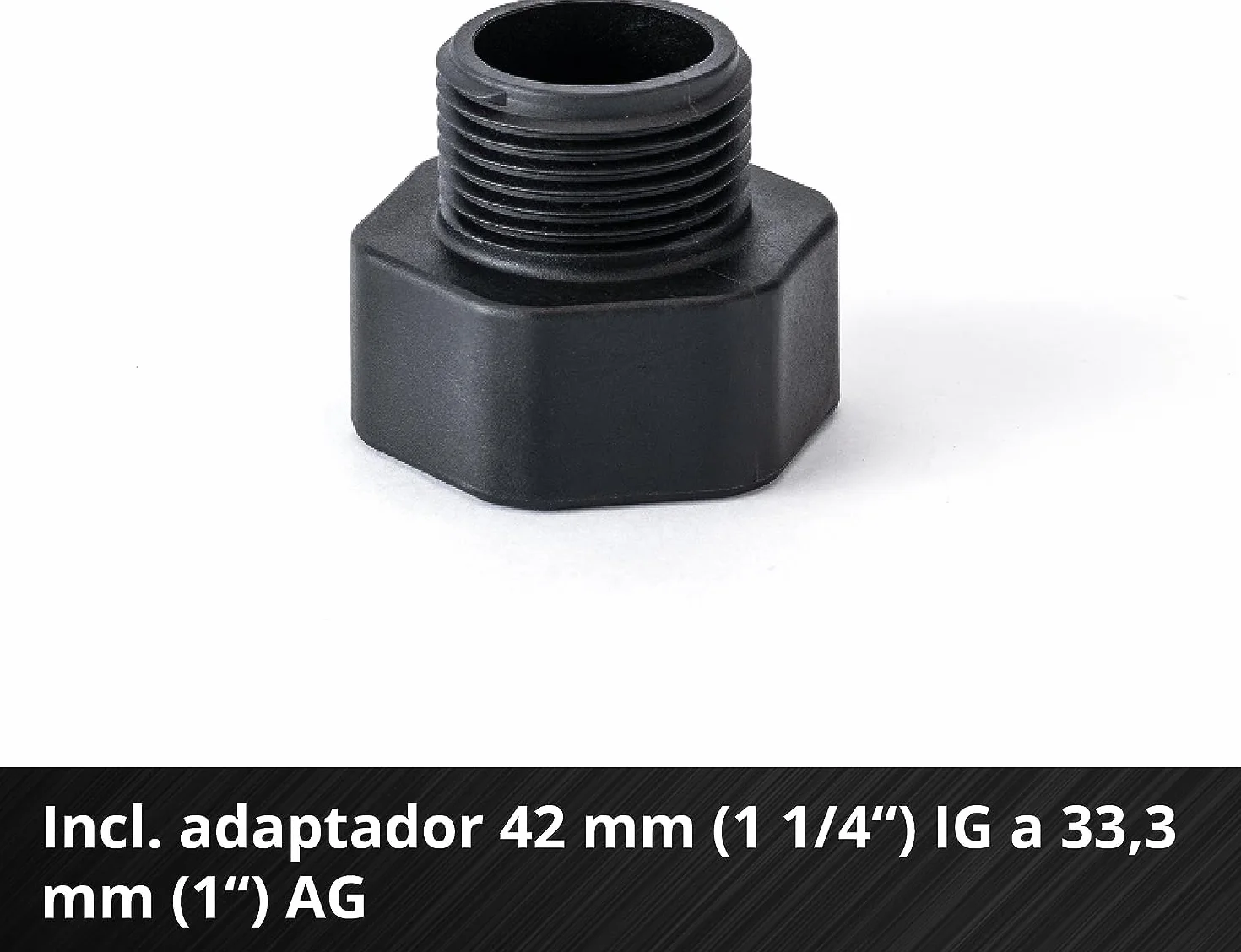 Einhell Bomba de jardín a batería AQUINNA 36/30 Power X-Change (2x 18 V, interruptor ECO de 2 escalones, tornillo de entrada y salida de agua, protección térmica, asa de transporte, sin baterías)
