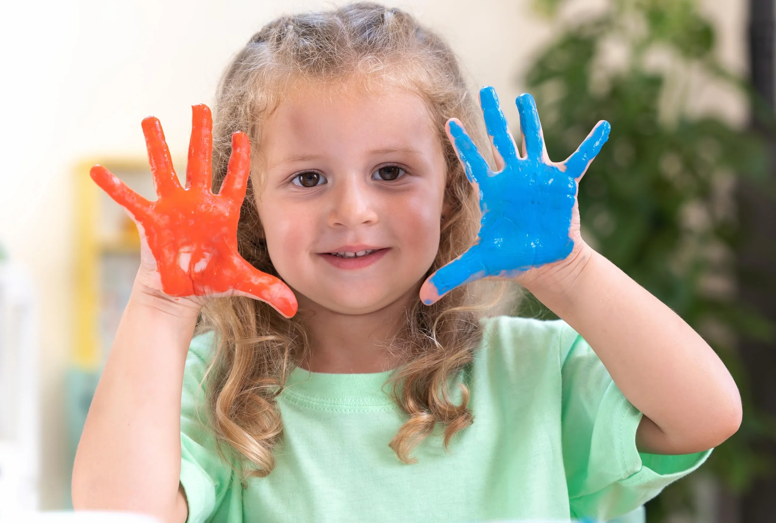 Jovi My First Kit de Finger Paint Aprendiendo los Números, Set de 6 Botes 35 ml, 10 Plantillas, a Partir de 2 Años