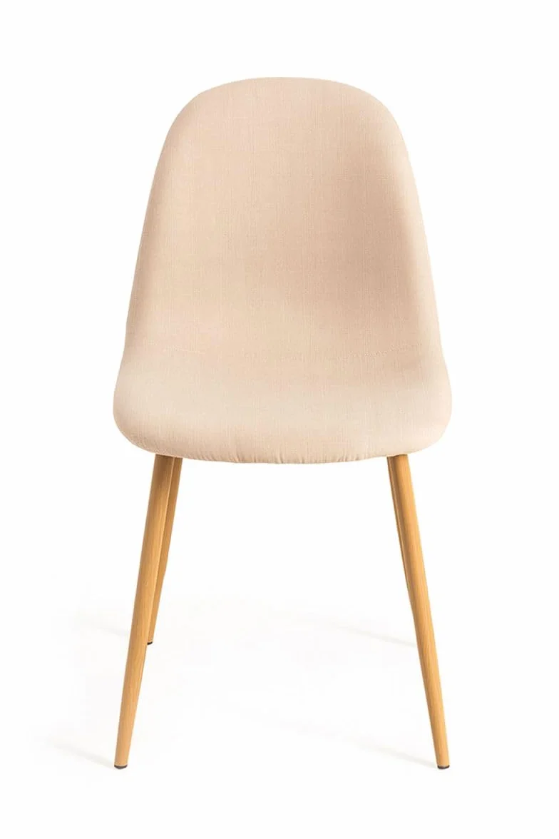 Regalos Miguel - Packs Sillas Comedor - Pack 4 Sillas Teok Tela - Beige