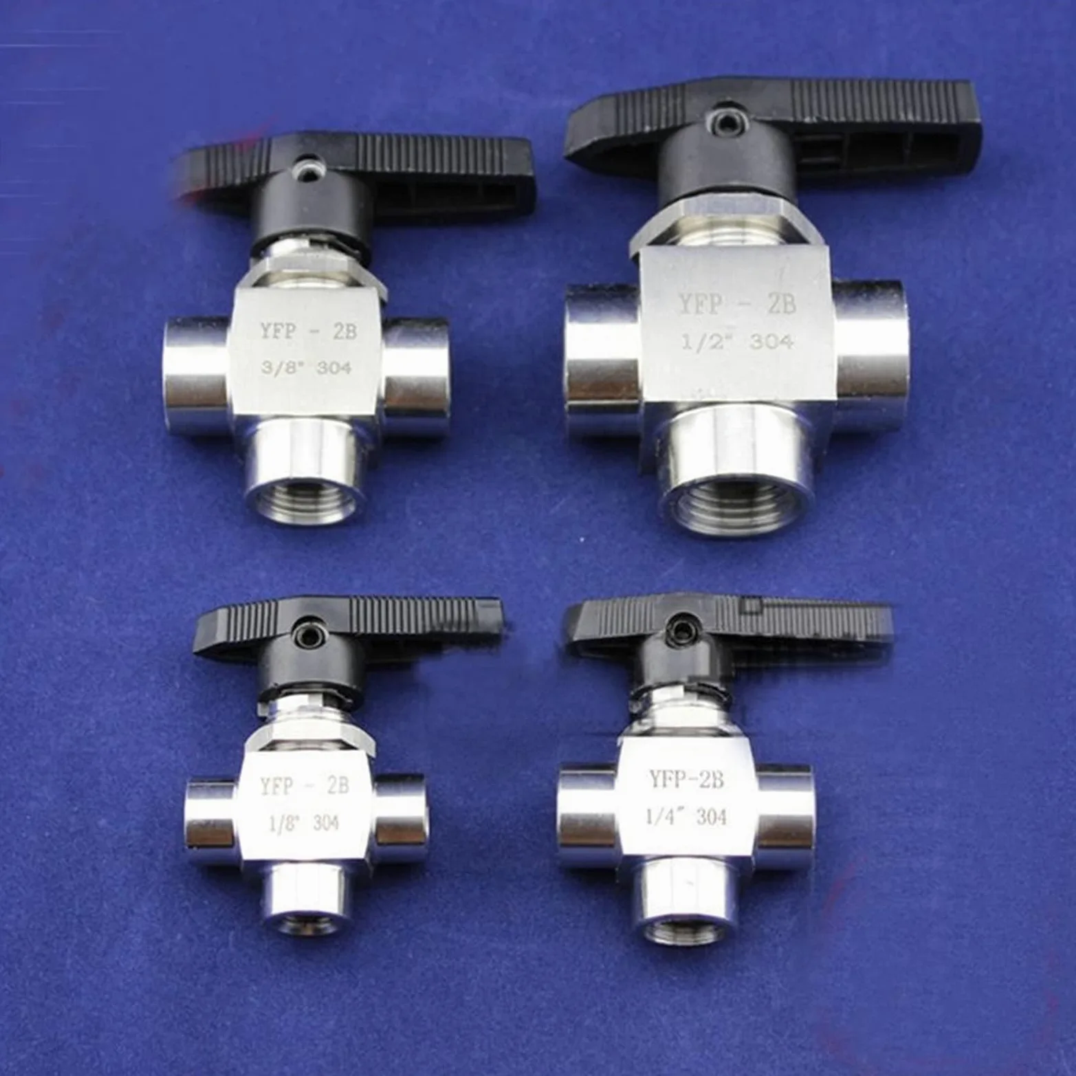 Yijian Tema Femenina de 3/4 Pulgadas SS304 Válvula de Bola de Acero Inoxidable de Acero Inoxidable 6.4MPA Aceite de Gas de Agua