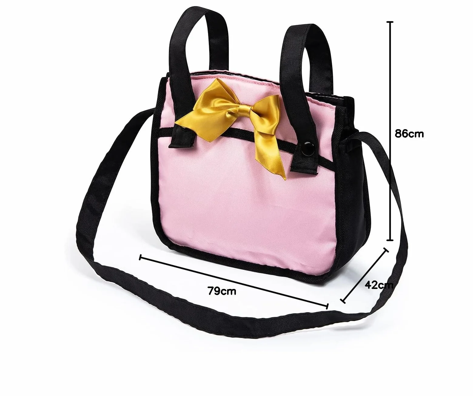 Bayer Design Cochecito de Muñecas Carro Neo Vario Convertible Plegable Rosa Oro