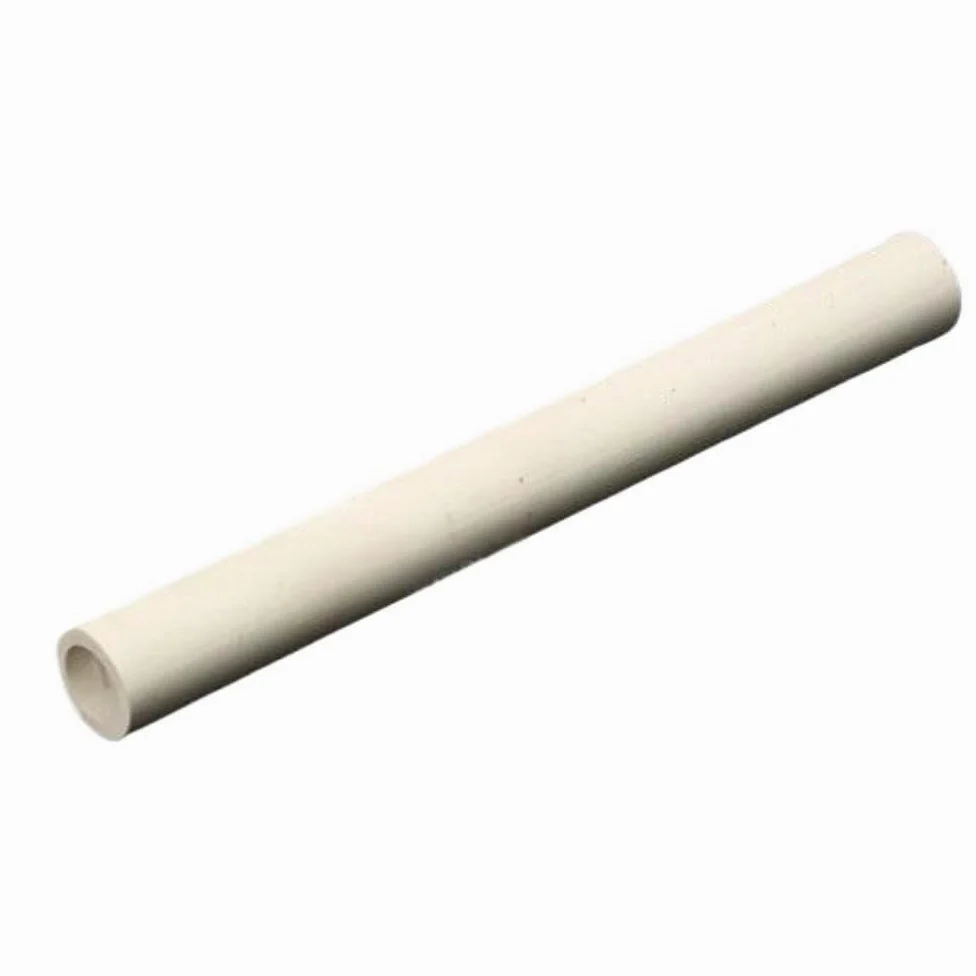 2 tubos cerámicos de 220/400/300 mm de longitud, de alta resistencia y alto contenido de alúmina, for combustión de alúmina.(400MM*45MM*35MM)