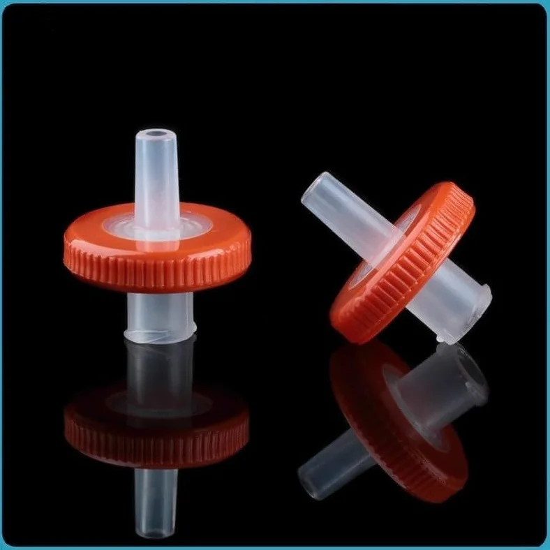 Filtros de jeringa de microporos RC de celulosa regenerada de laboratorio, fabricados con celulosa regenerada 100/PK, diámetro de 13/25 mm. Filtrado de jeringa.(25mm 0.22um)