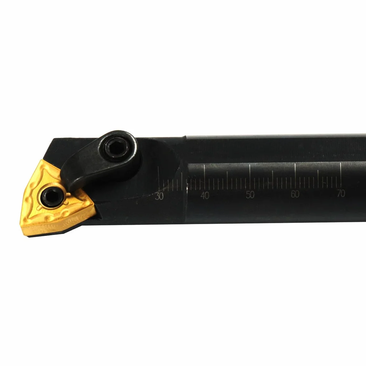 Maizoon S20R-MWLNR08 soporte para herramientas de torneado CNC con 10 insertos de carburo WNMG0804 y 2 llaves hexagonales