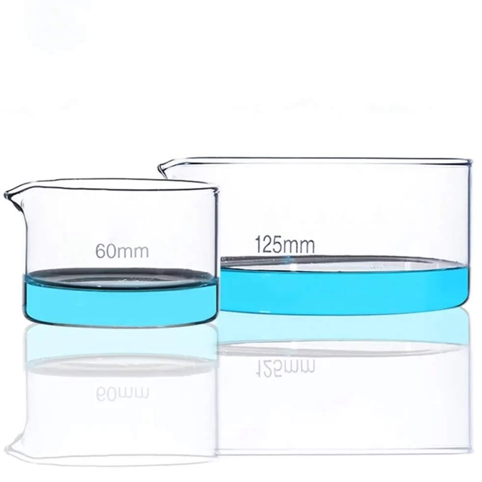 Equipos y suministros de laboratorio 1 cristalizador de vidrio borosilicato alta resistencia for laboratorio